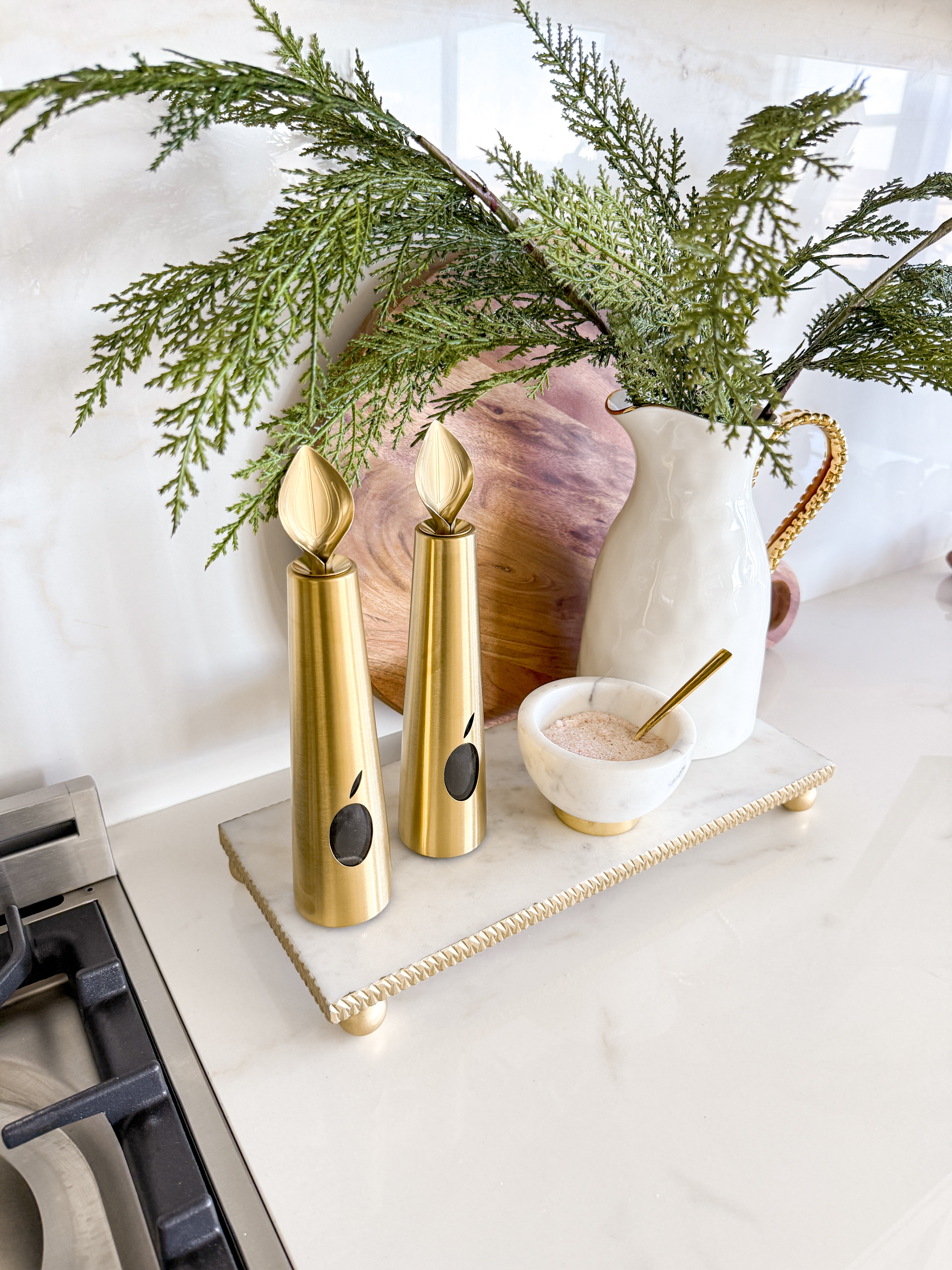 Gold Leaf Spout Olive Oil Dispenser (3 Colors)