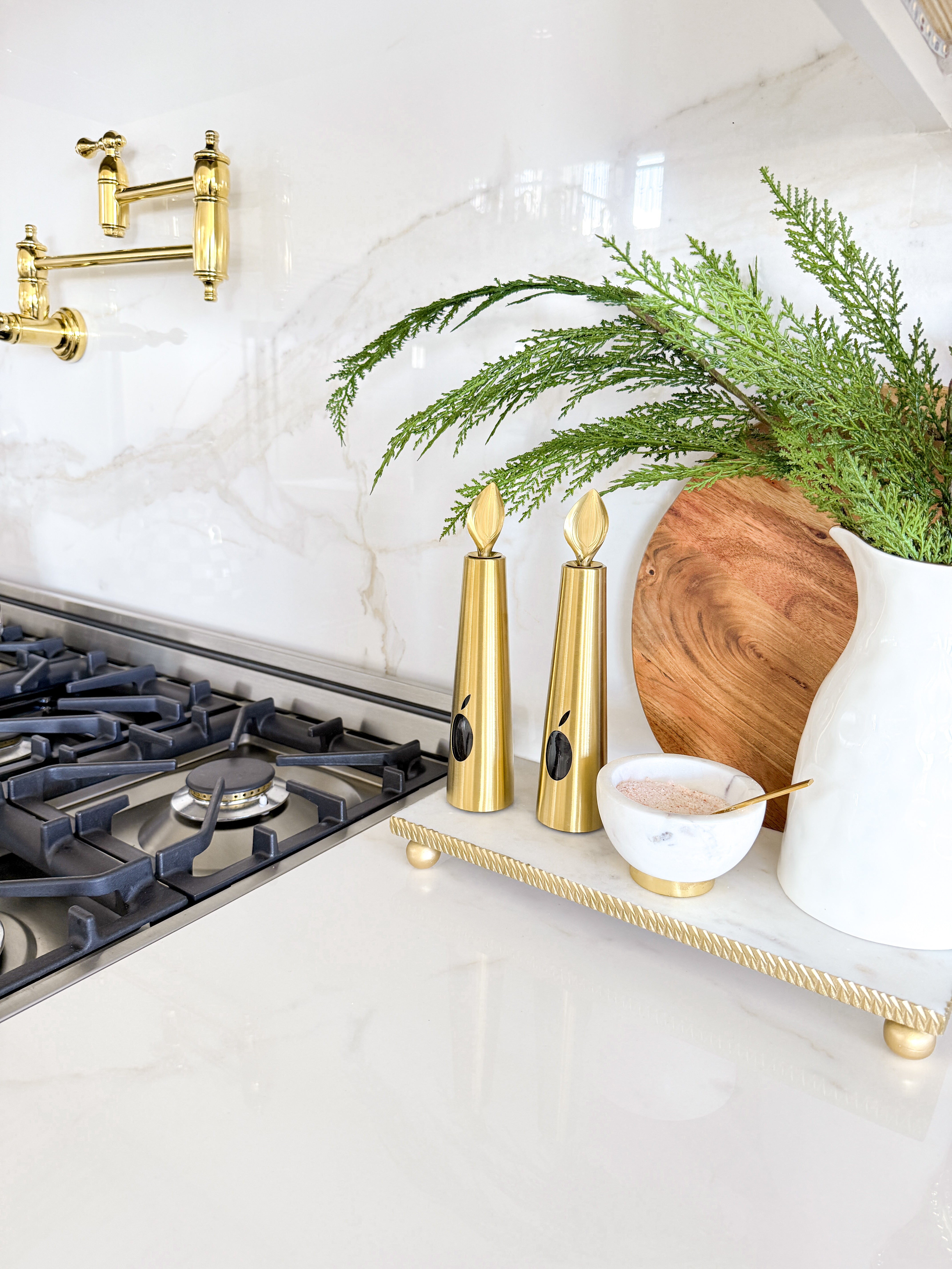 Gold Leaf Spout Olive Oil Dispenser (3 Colors)