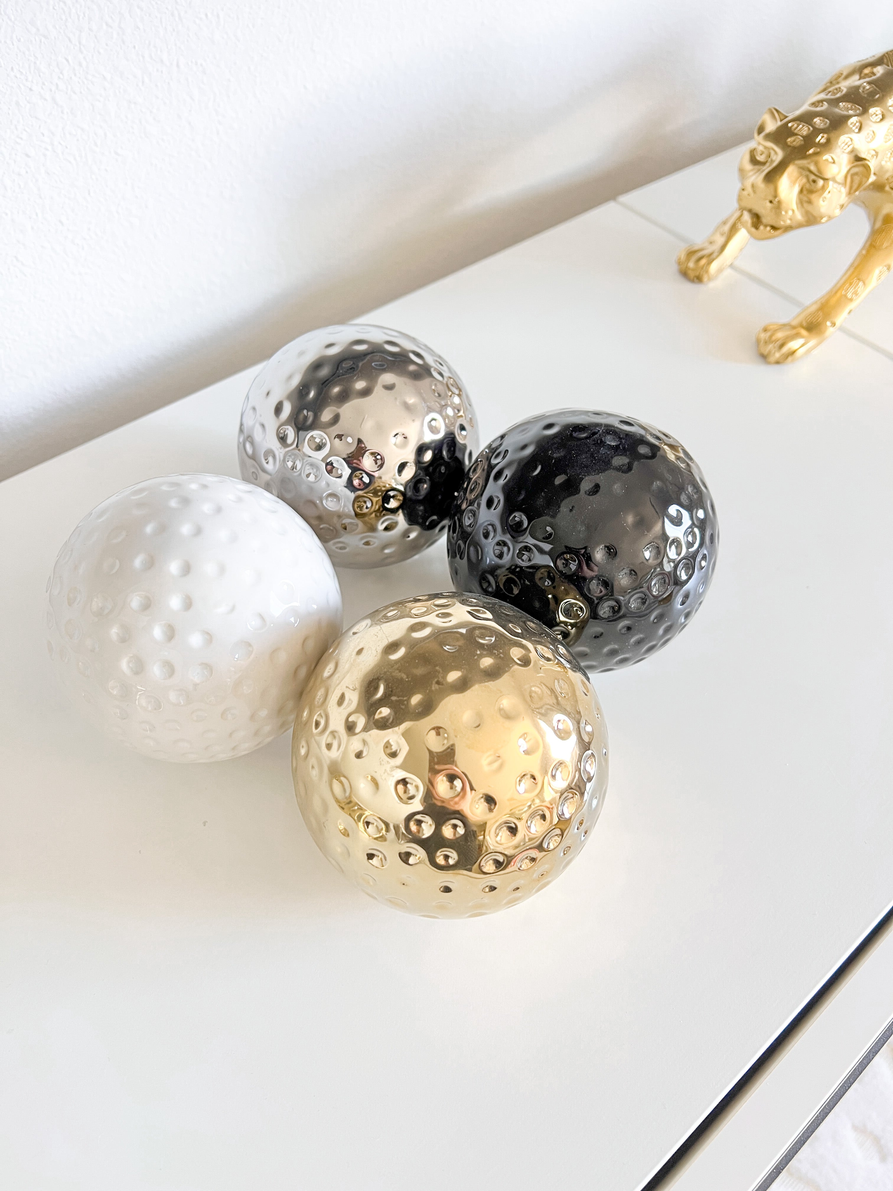 Assorted Ceramic Orb/Bowl Filler - HTS HOME DECOR
