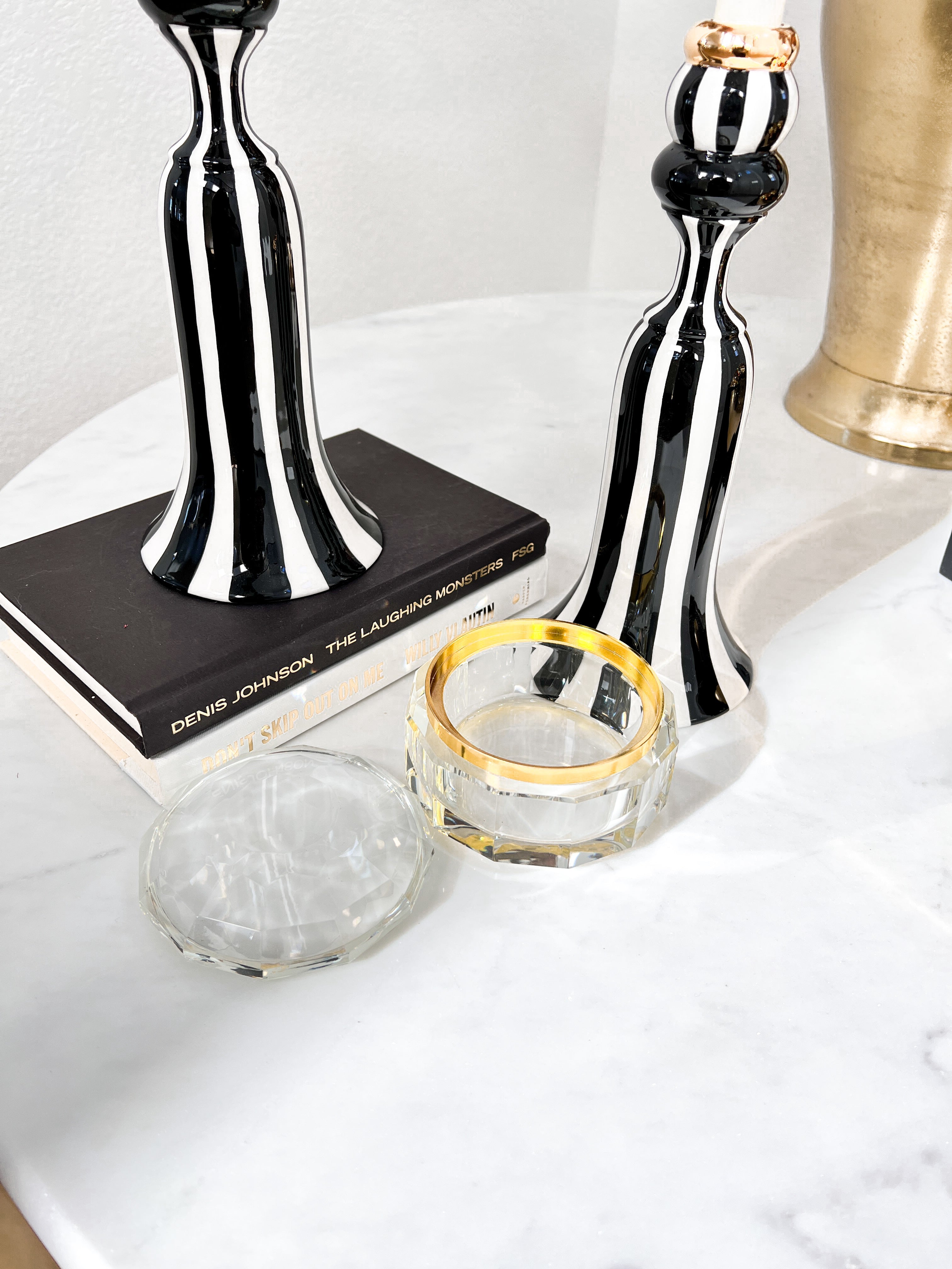 Crystal Gold Decorative Trinket Box - HTS HOME DECOR