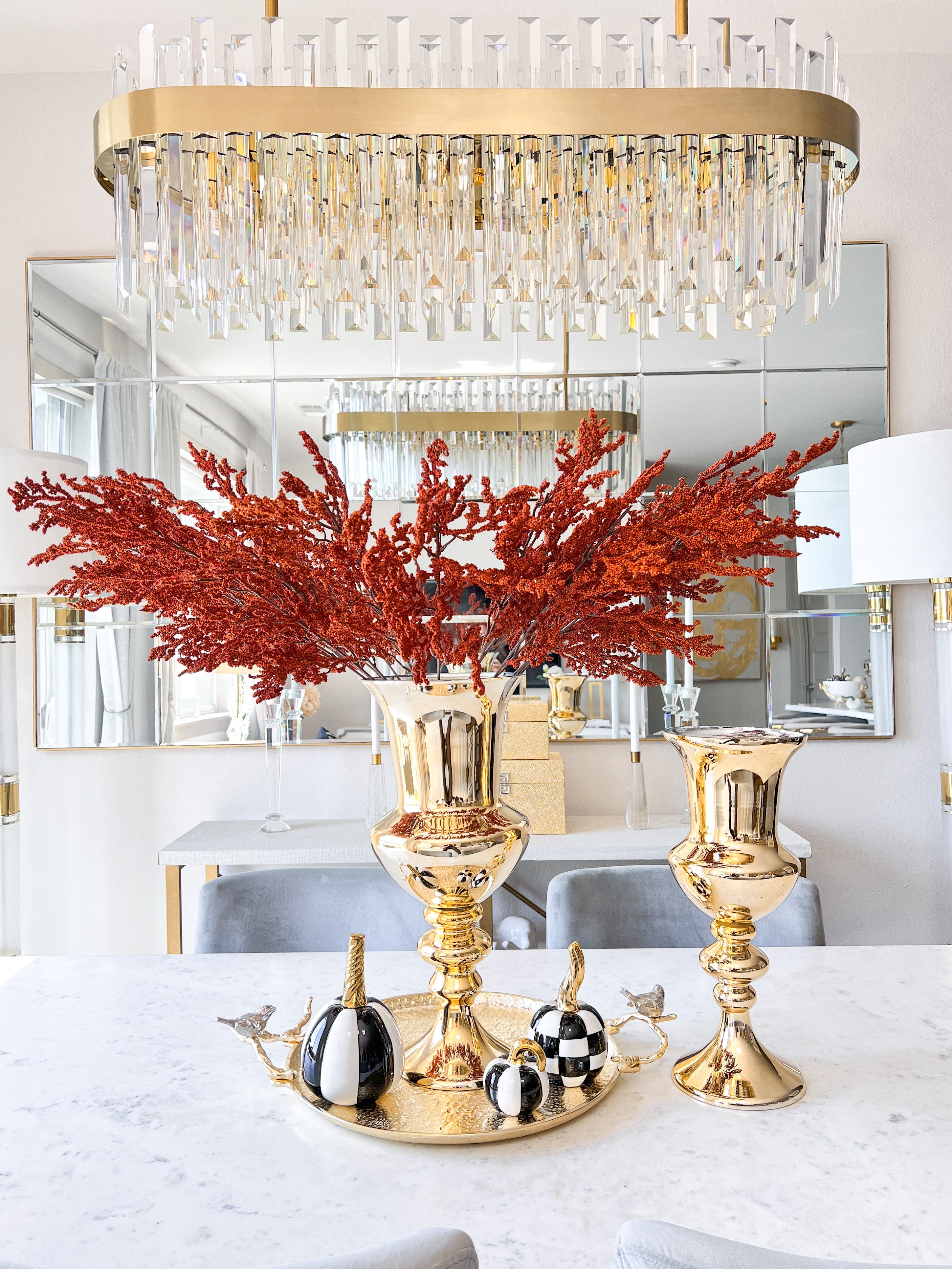 Fall Heather Stems ( Two Colors) - HTS HOME DECOR