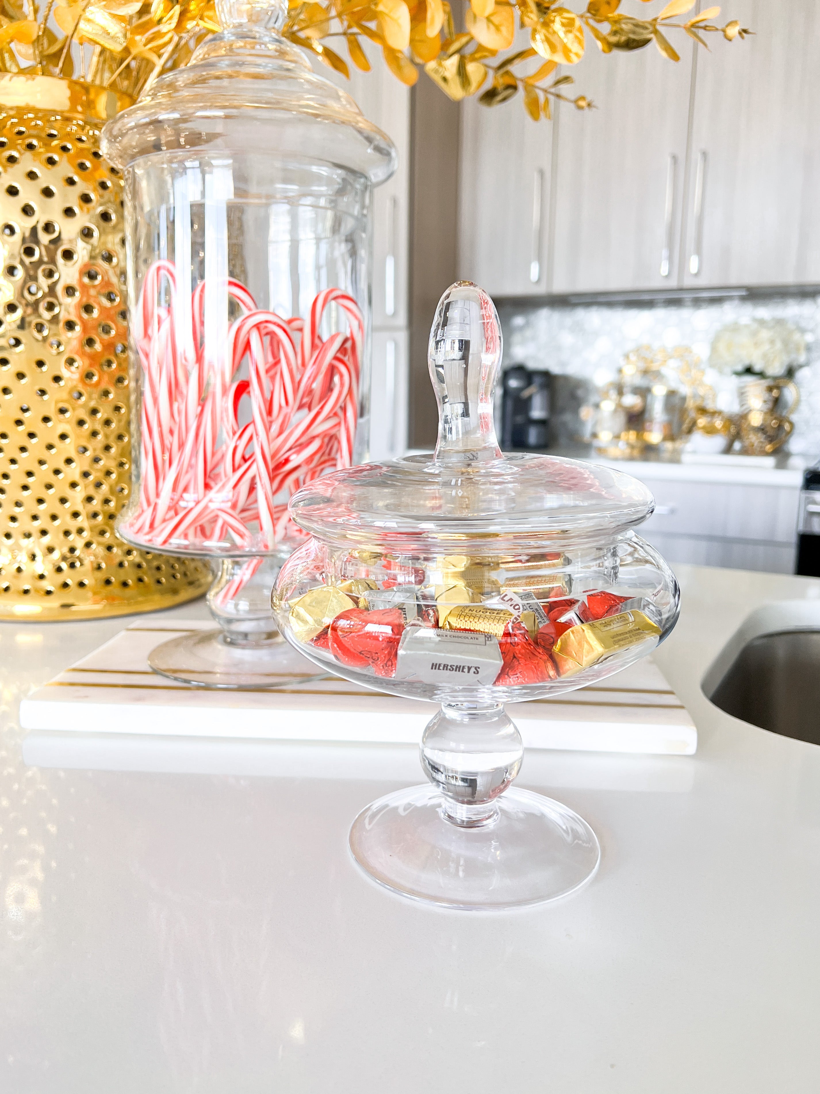 Glass Apothecary Jar - HTS HOME DECOR