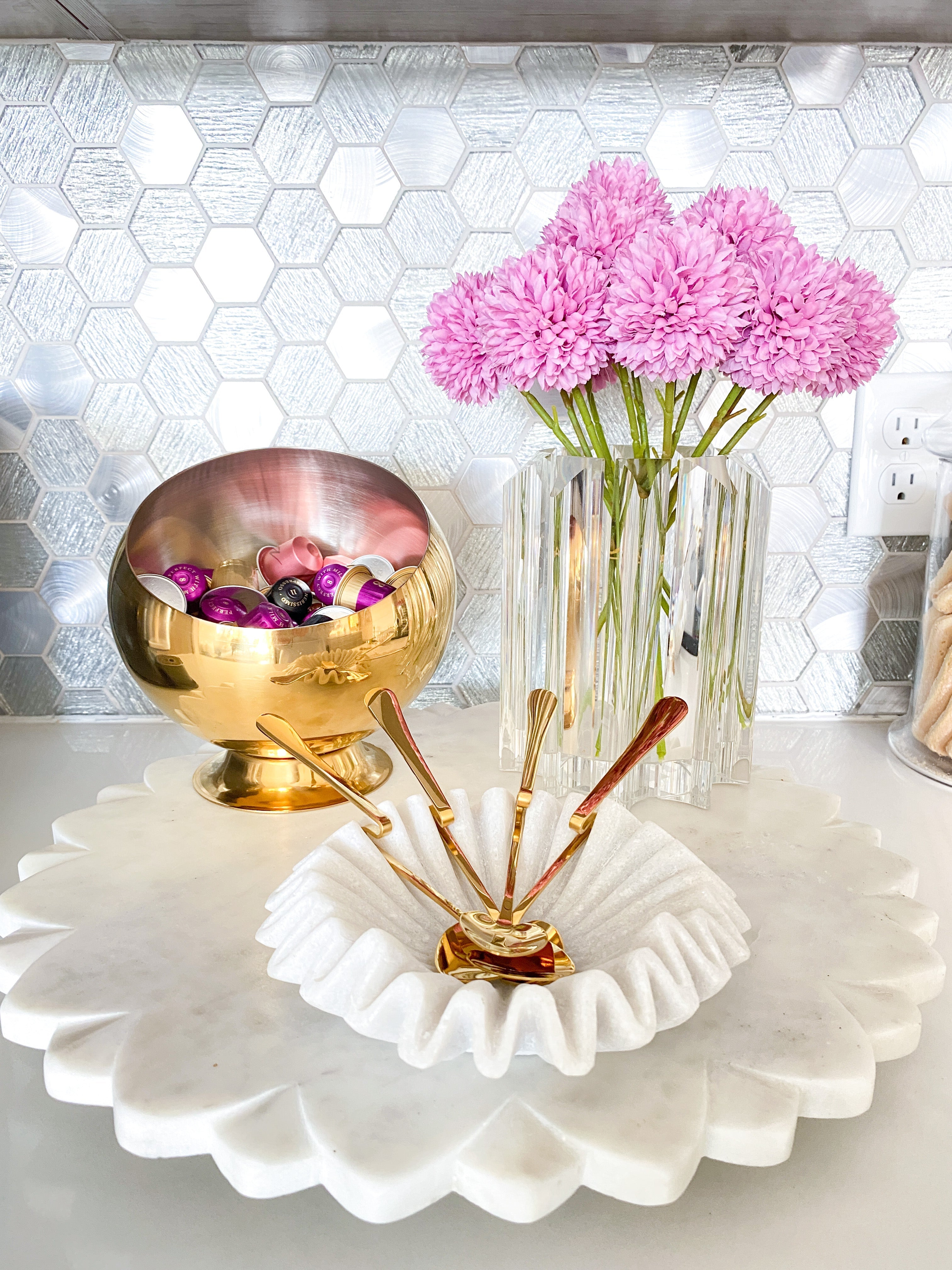 Gold Coffee Pods Holder - HTS HOME DECOR
