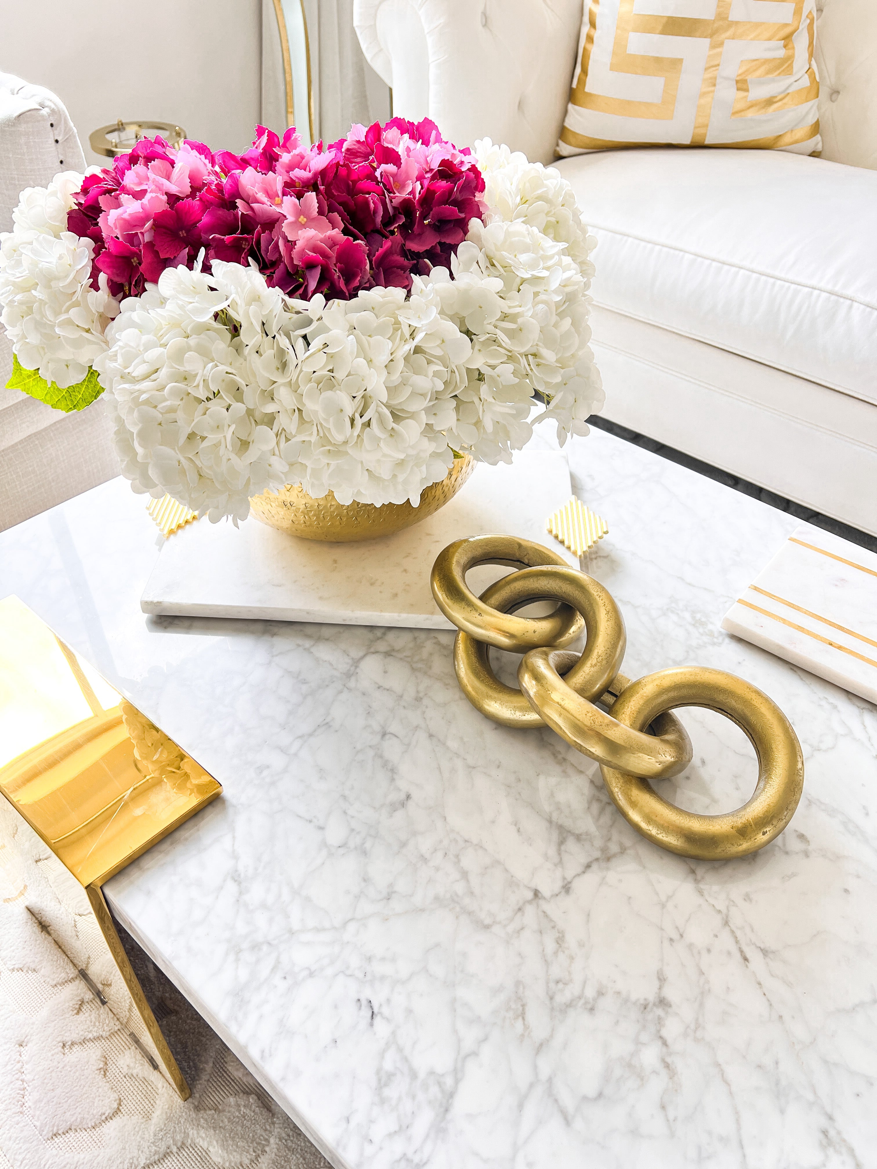 Gold Metal Decorative Chain - HTS HOME DECOR