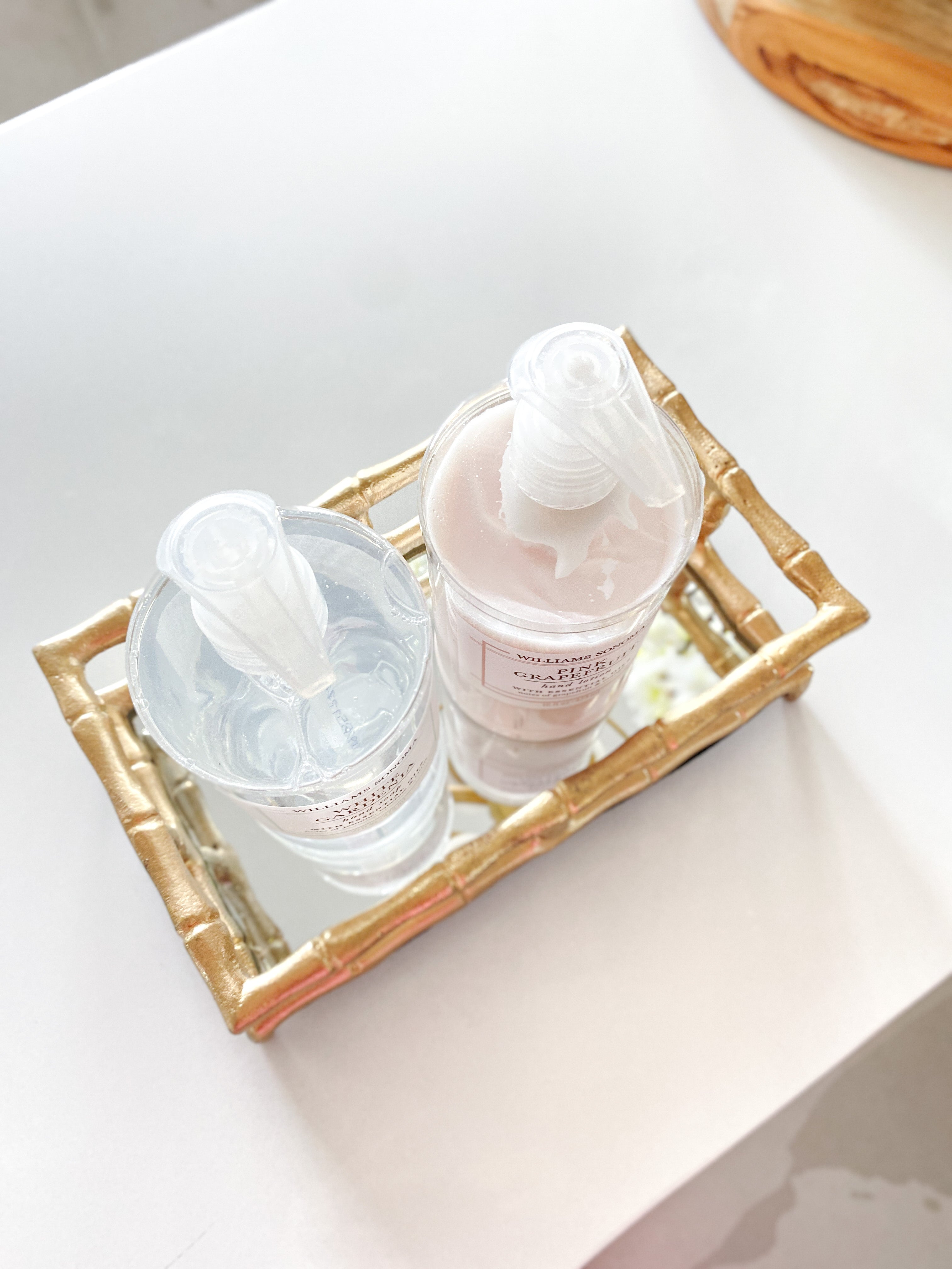 Gold Mirrored Tray - HTS HOME DECOR