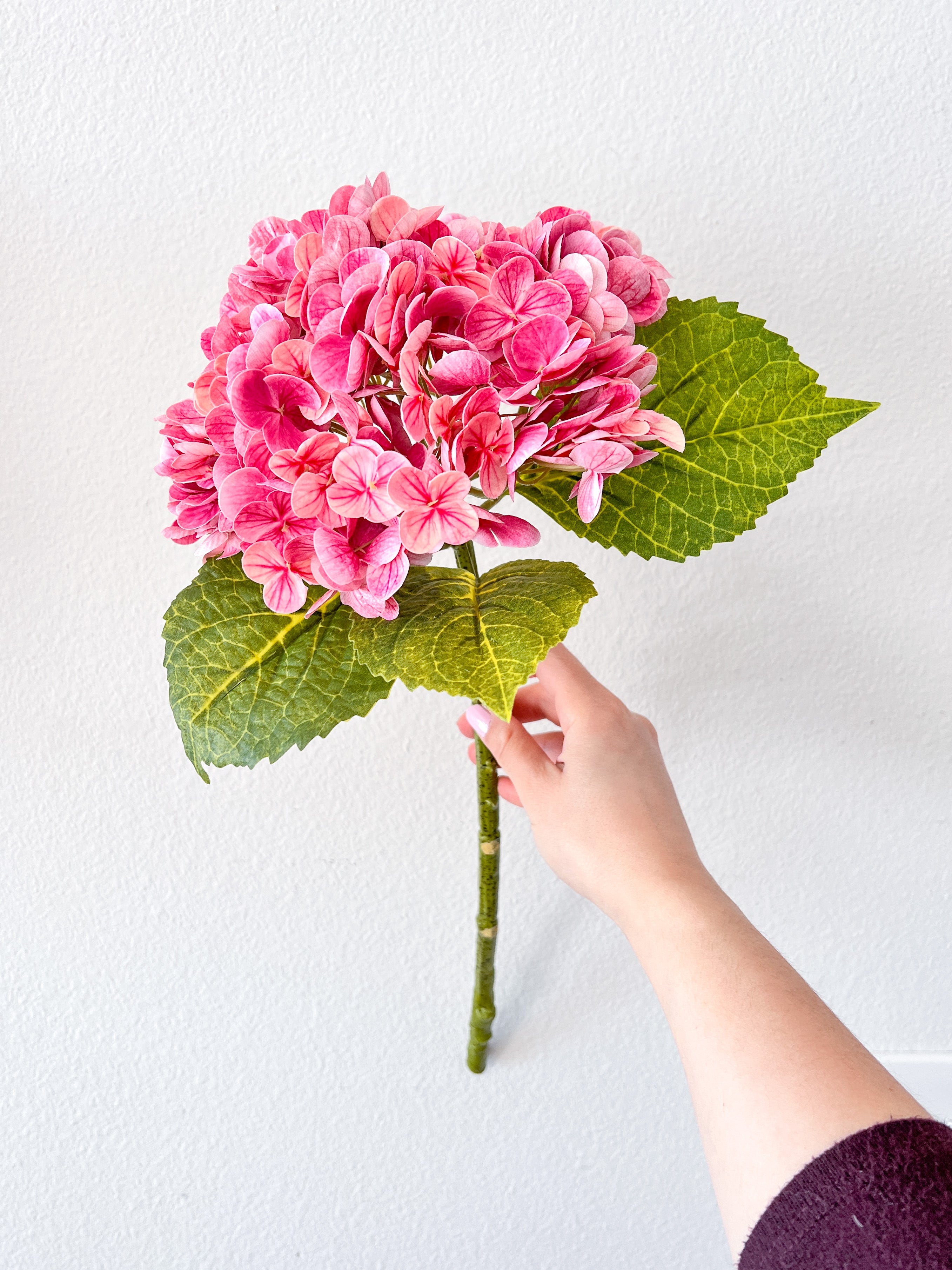 Pink Real Touch Hydrangea - HTS HOME DECOR