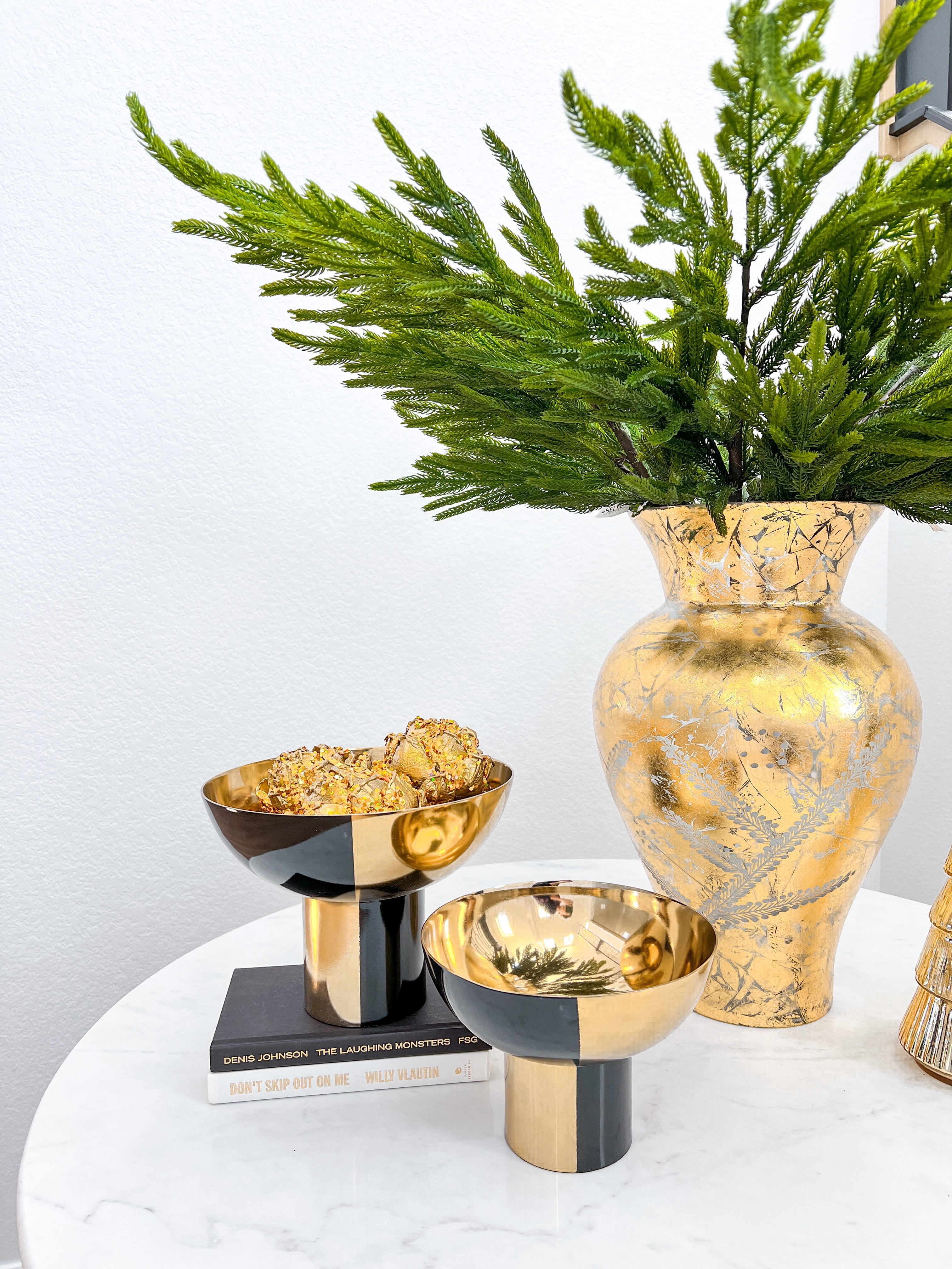 Real Touch Norfolk Pine Spray Stem (Pack of 3 Stems) - HTS HOME DECOR