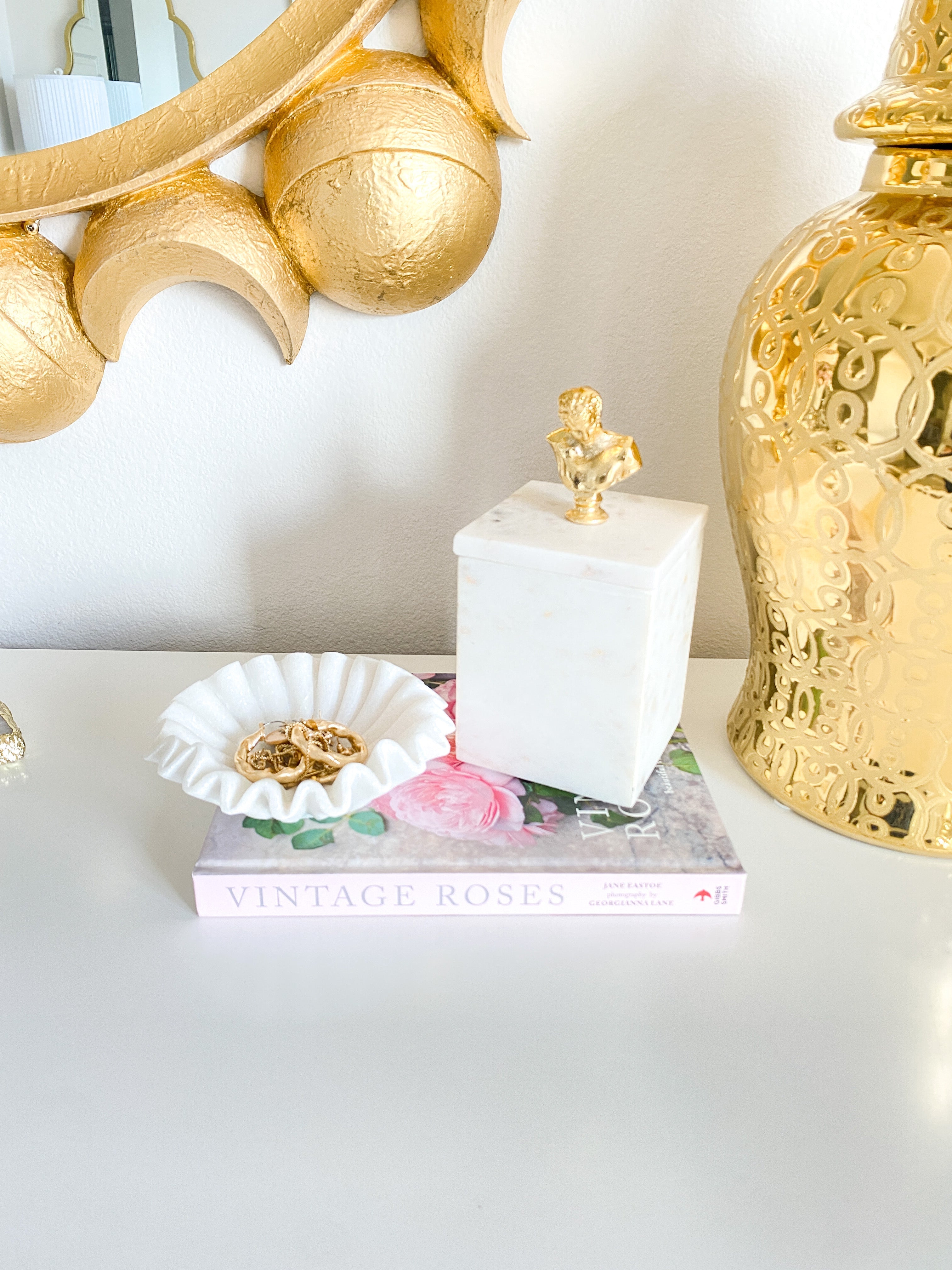 White Marble Decorative Box - HTS HOME DECOR