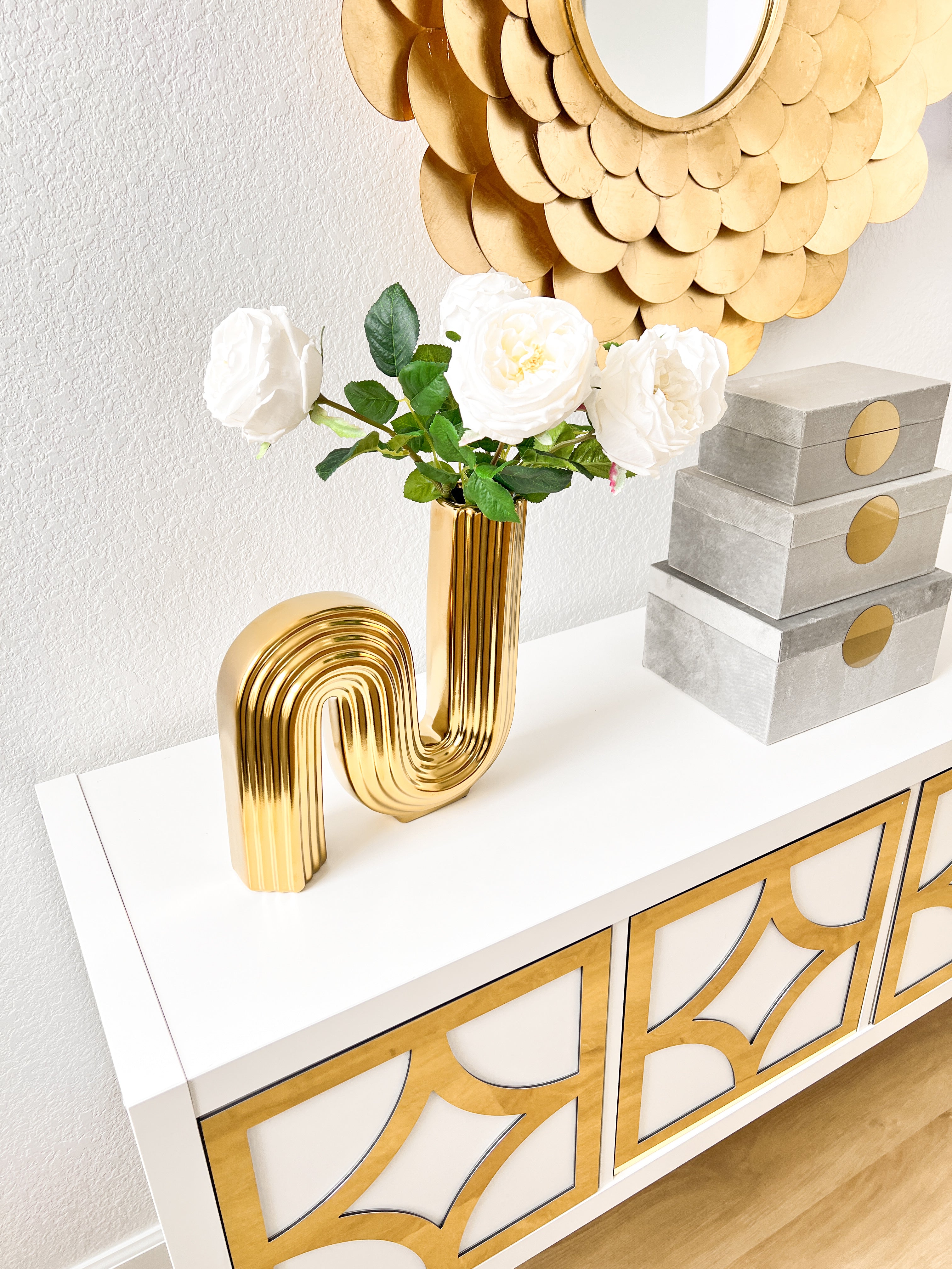 Gold Loop Vase