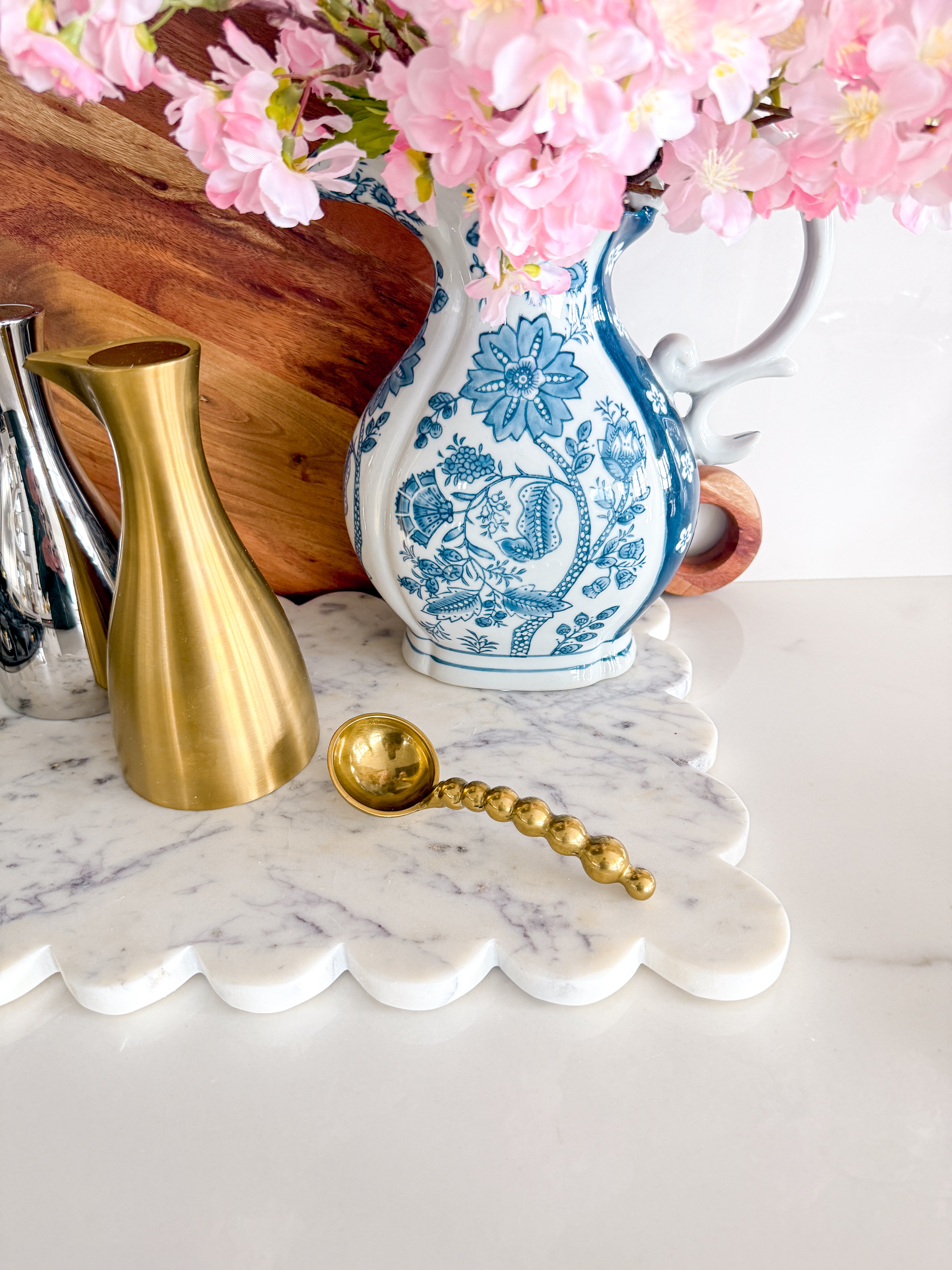 Gold Beaded Spoon