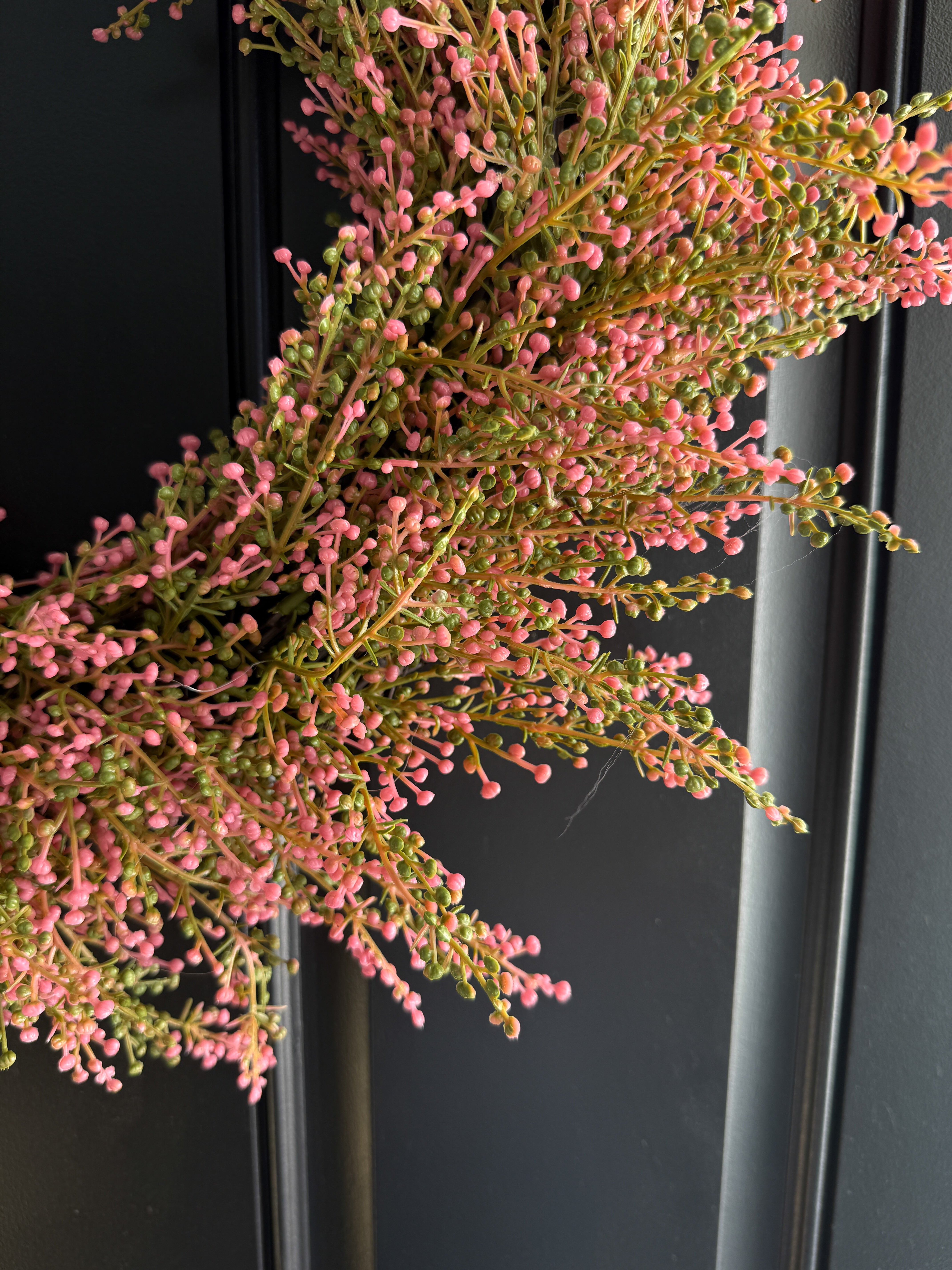 Pink Sedum 22 Wreath