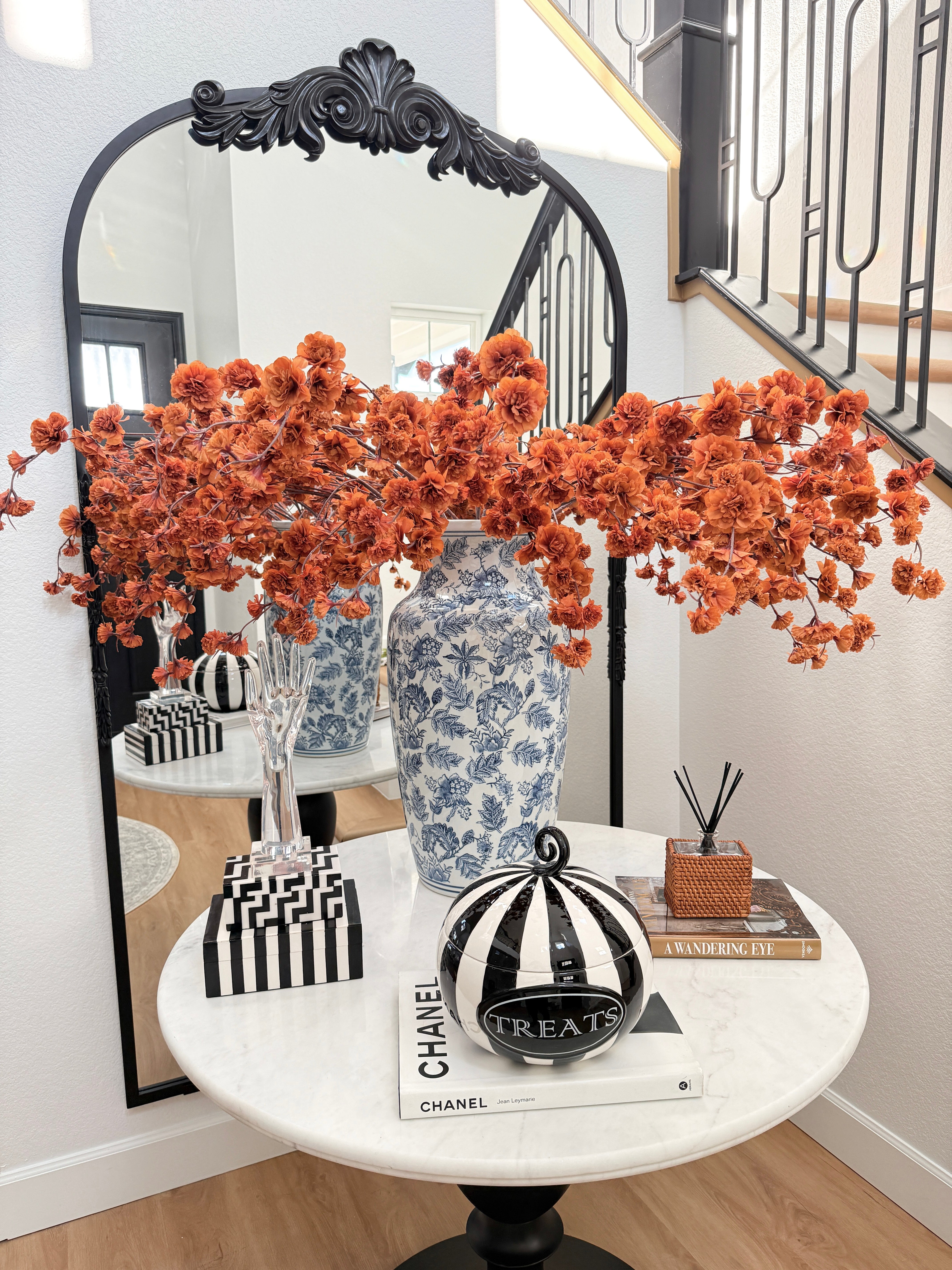 Orange Fall Floral Stems (Pack of 3 Stems)