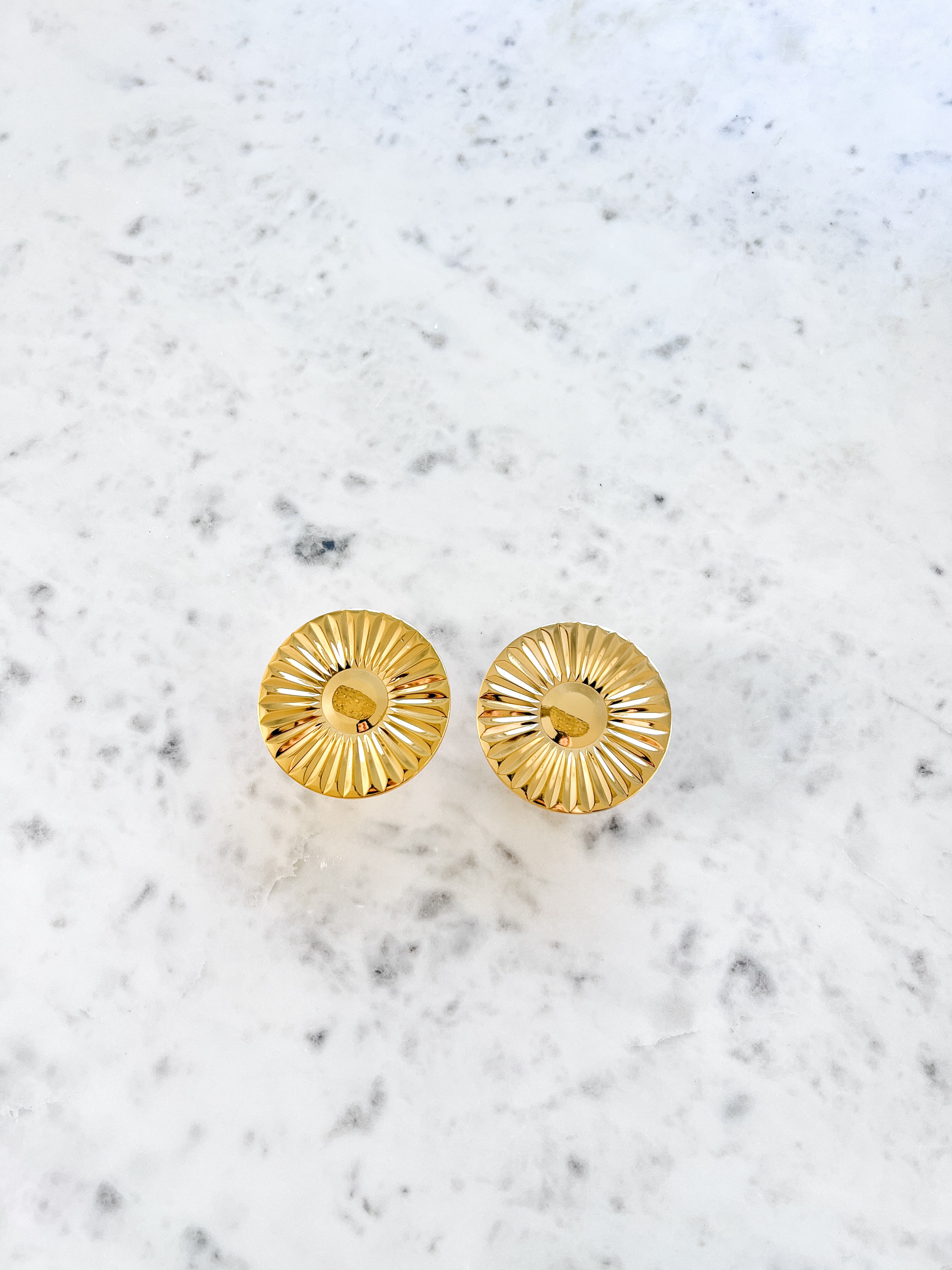 Gold Metallic Round Circle Cabinet Knobs