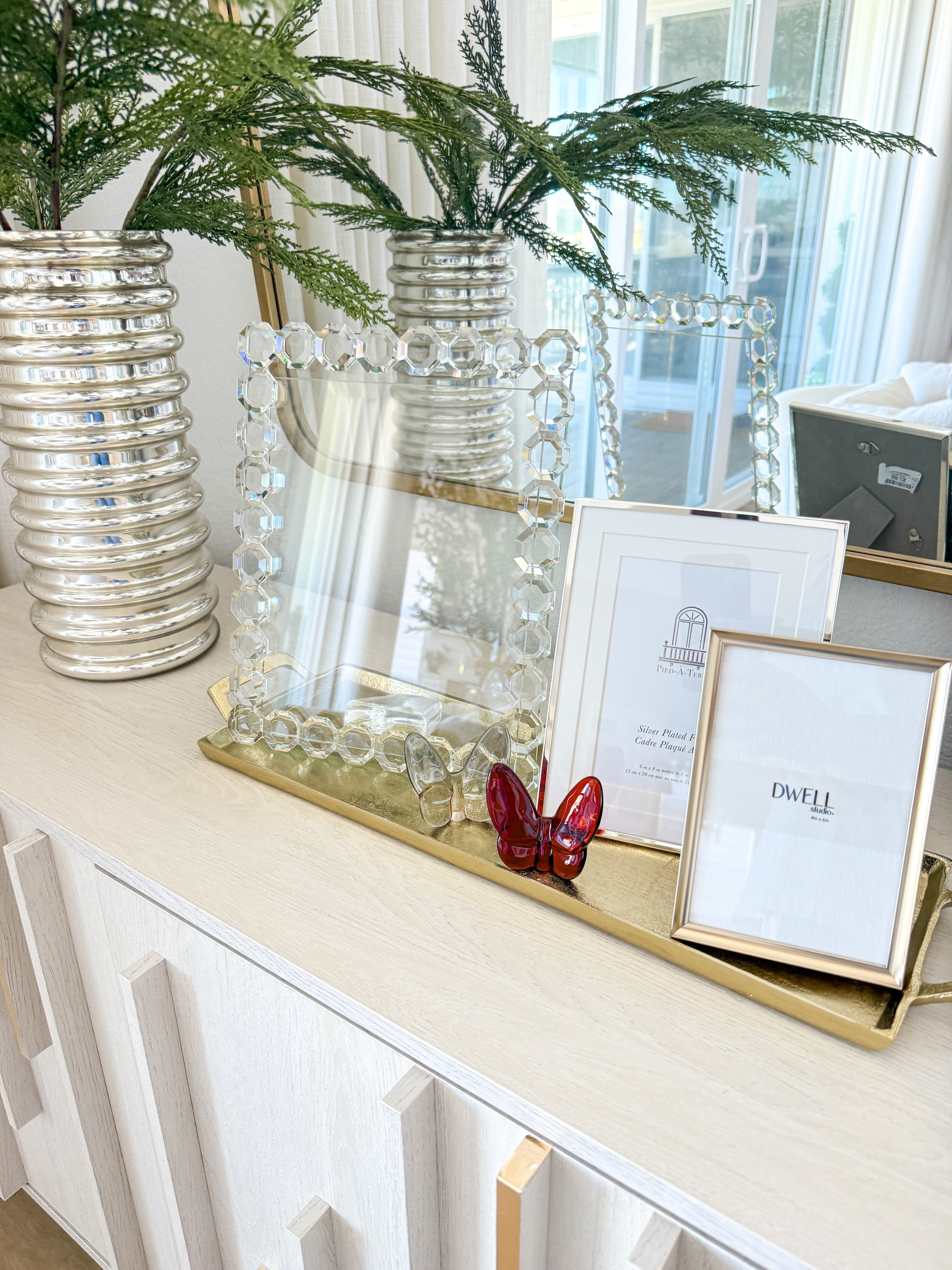 Crystal Butterfly Decorative Object