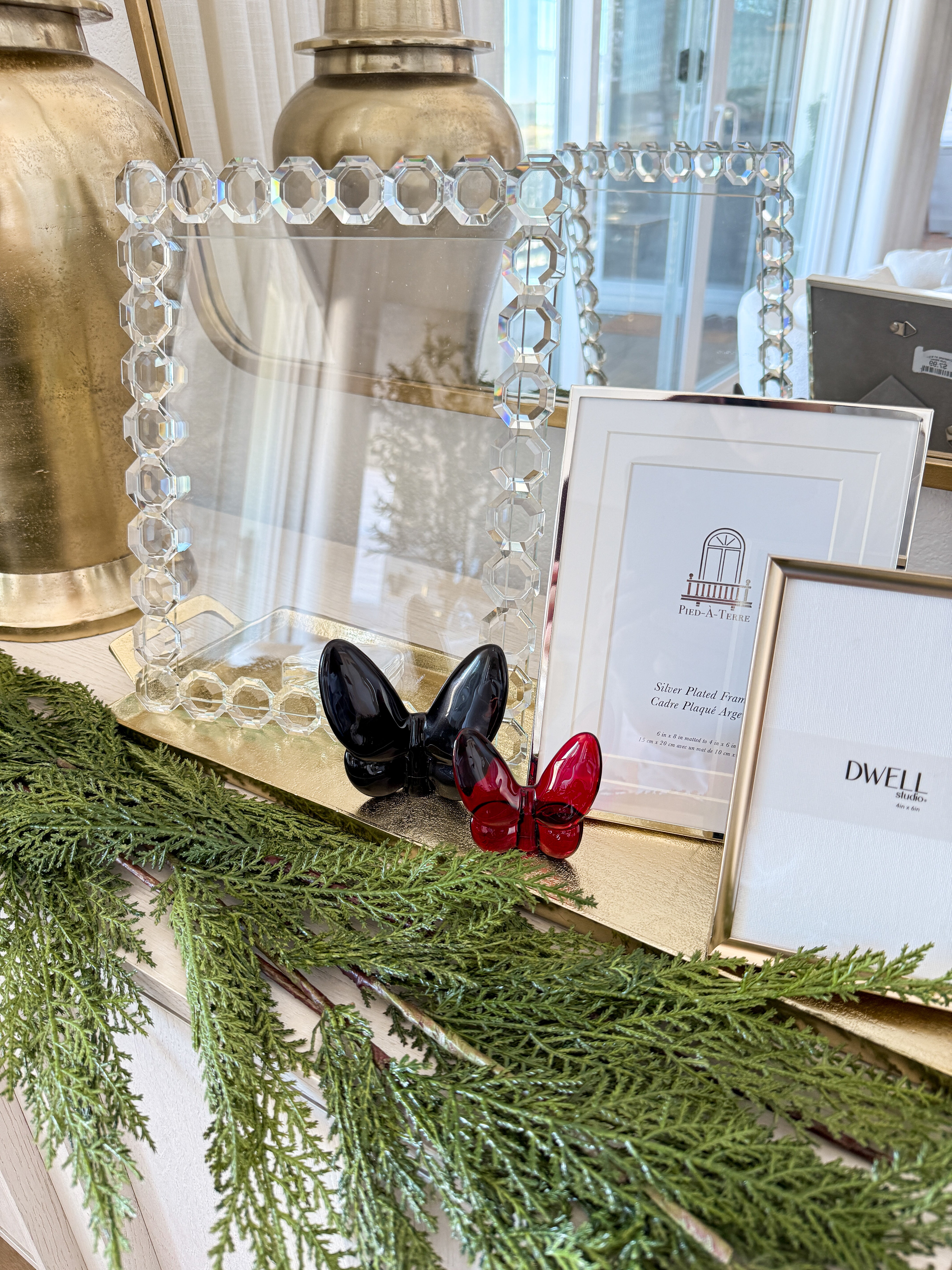 Crystal Butterfly Decorative Object