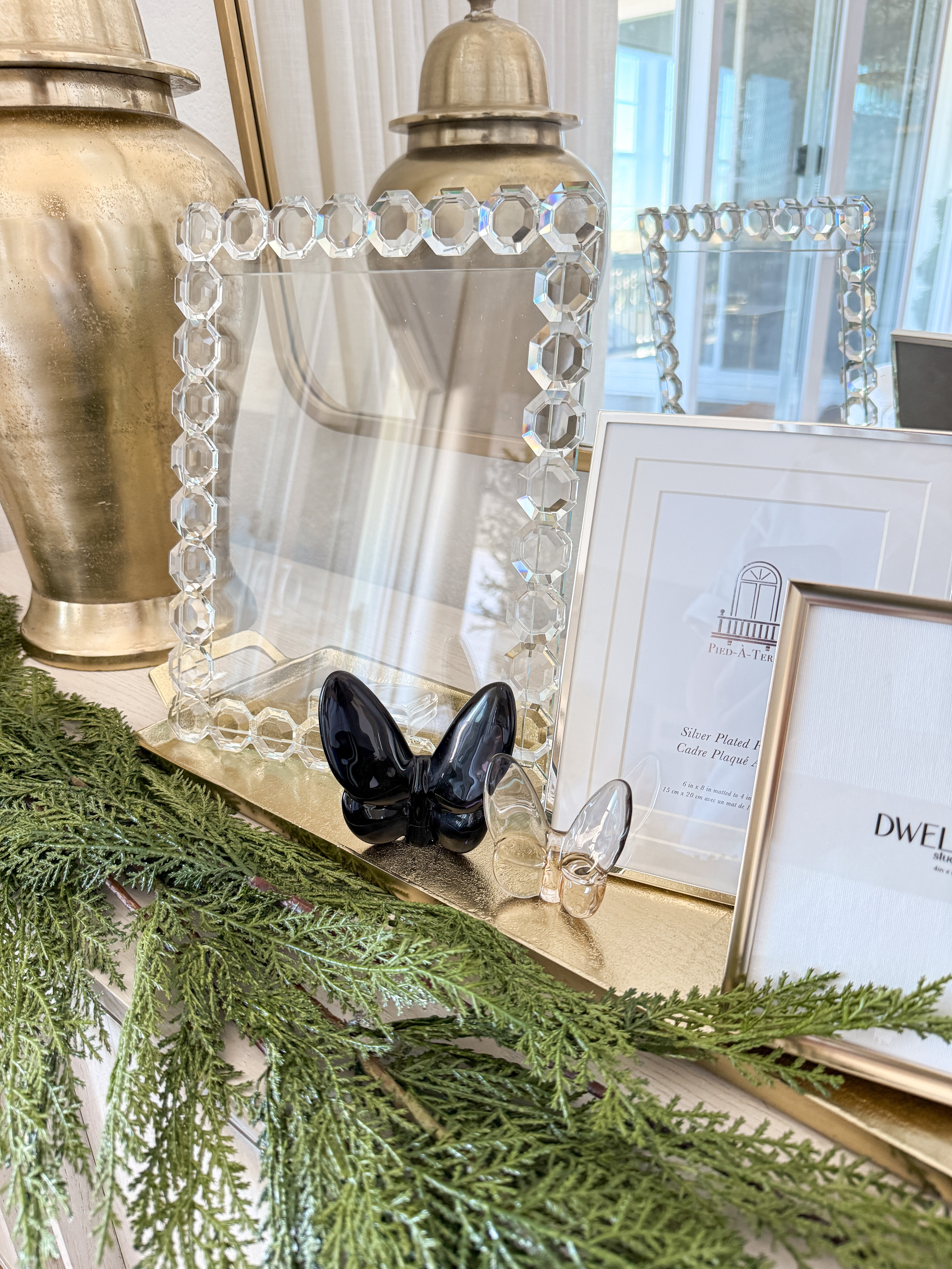 Crystal Butterfly Decorative Object