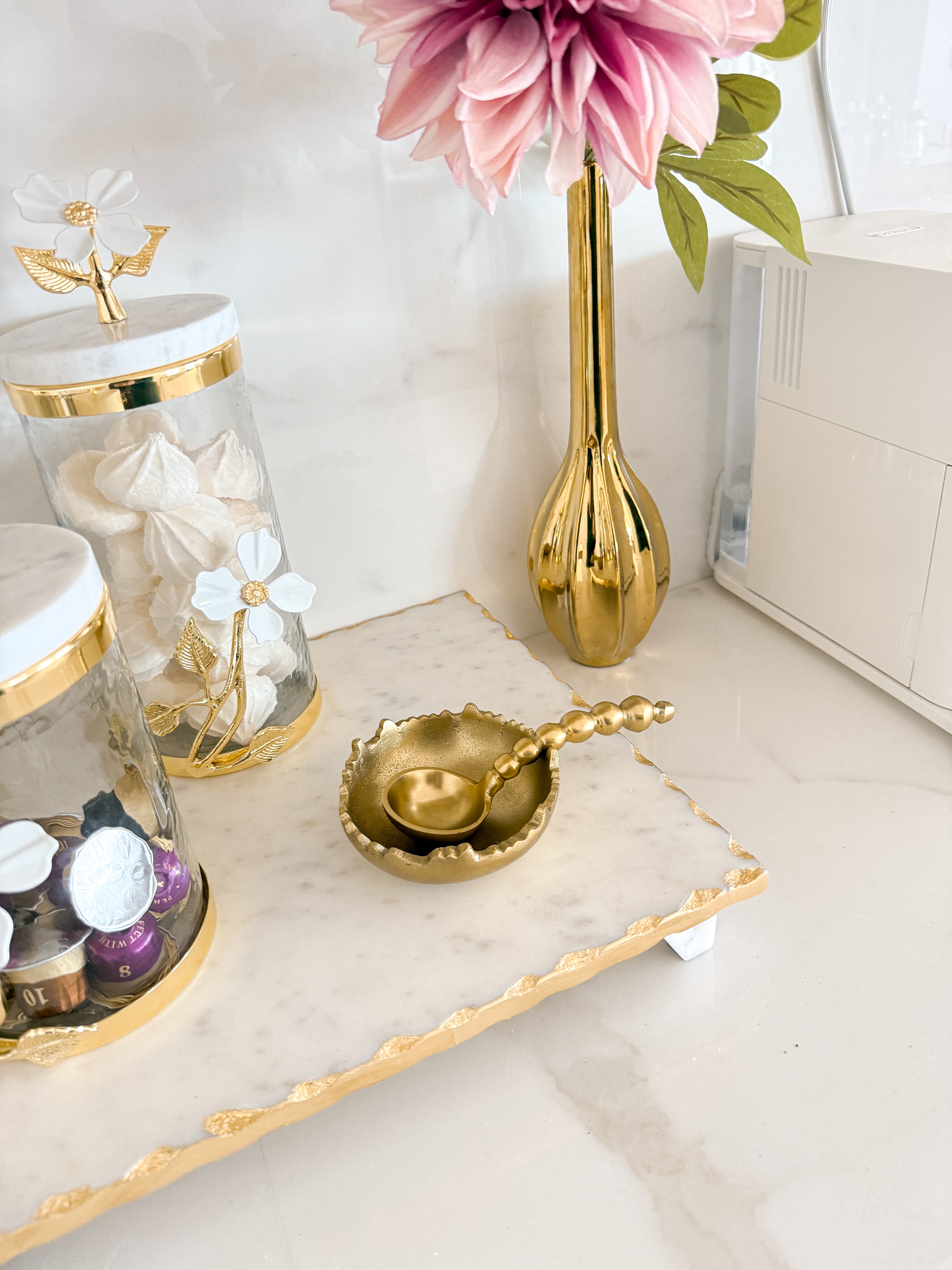 Gold Beaded Spoon