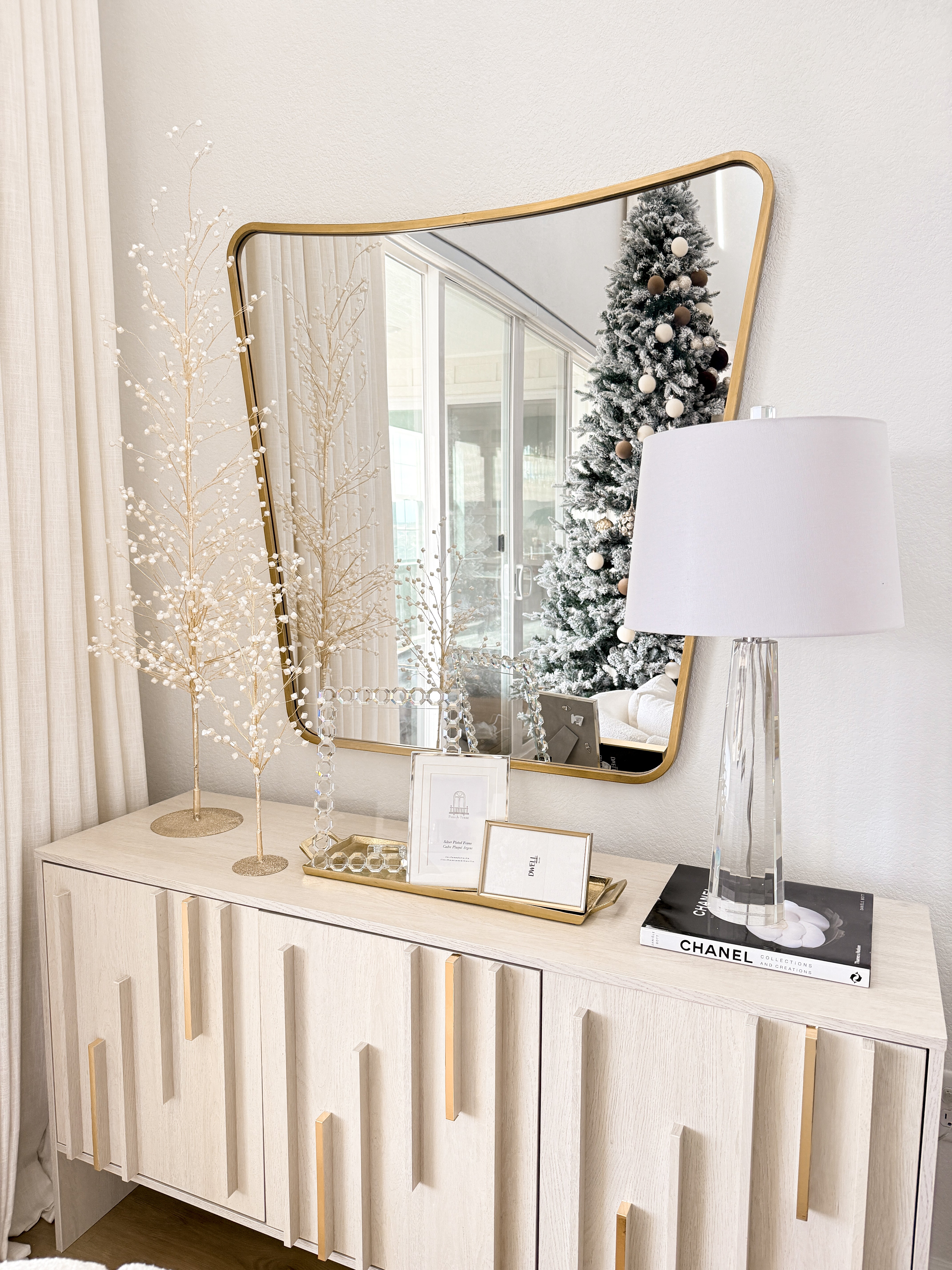 Gold Glittered Pearl Tree (4 Sizes) | HTS DECOR