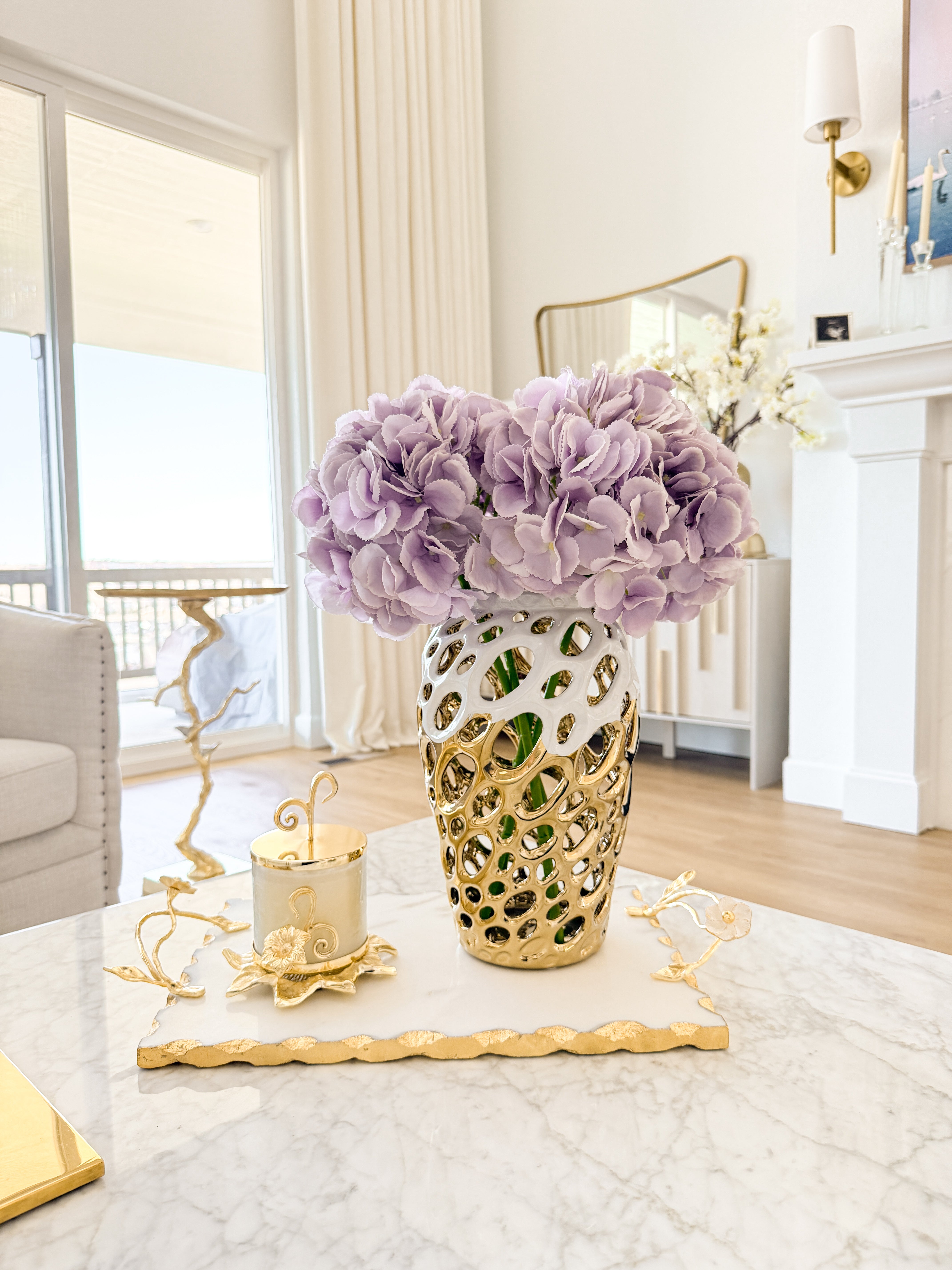 専用^_^新品未開封品hydrangea様バラメモまとめ売り Artificial Faux Lavender Purple Hydrangea Stem | HTS DECOR