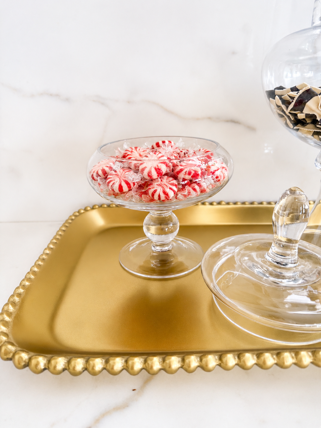 Glass Footed Apothecary Jar