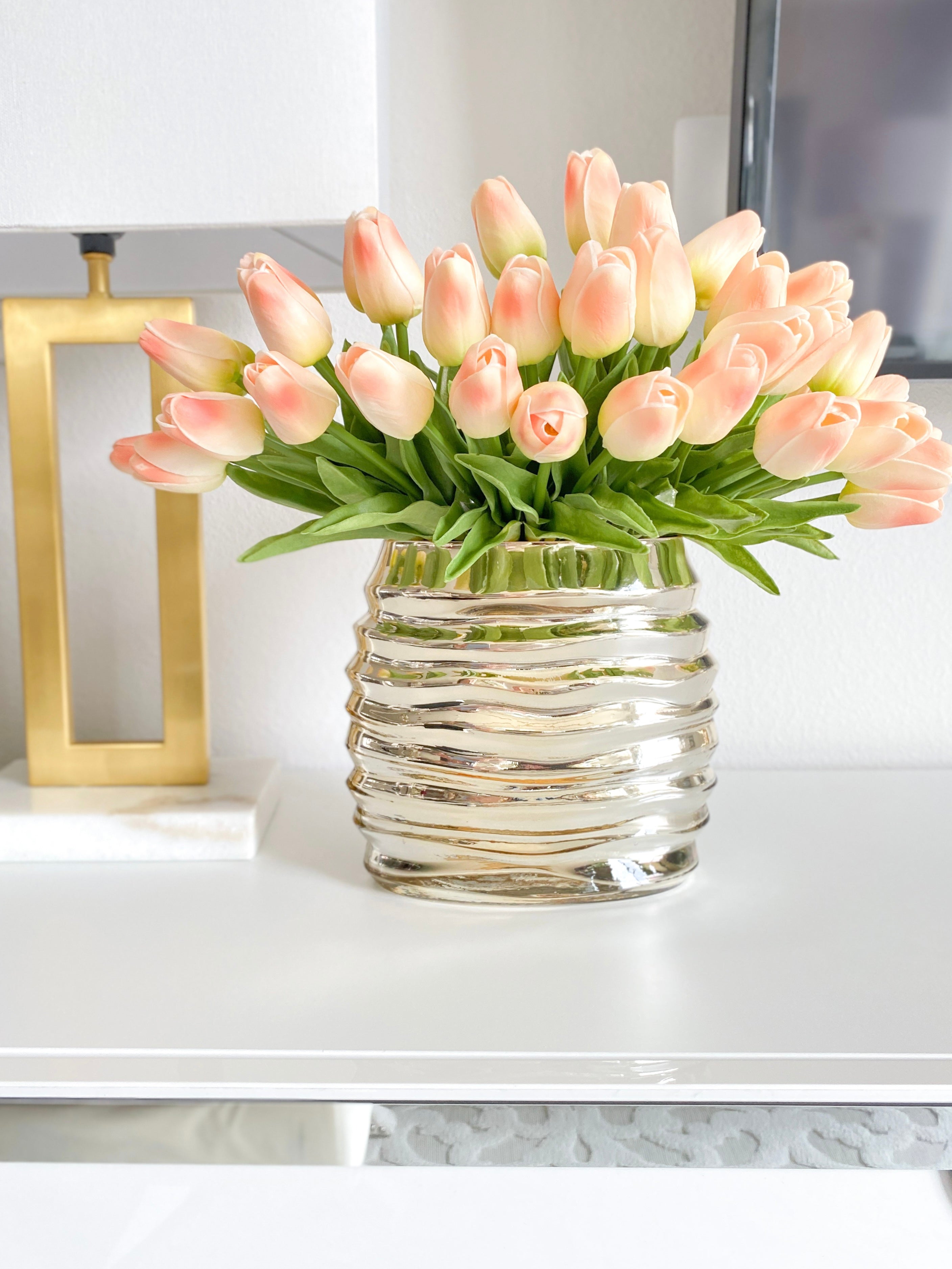 Artificial Real Touch Tulip (Pack of 10 Stems) - HTS HOME DECOR