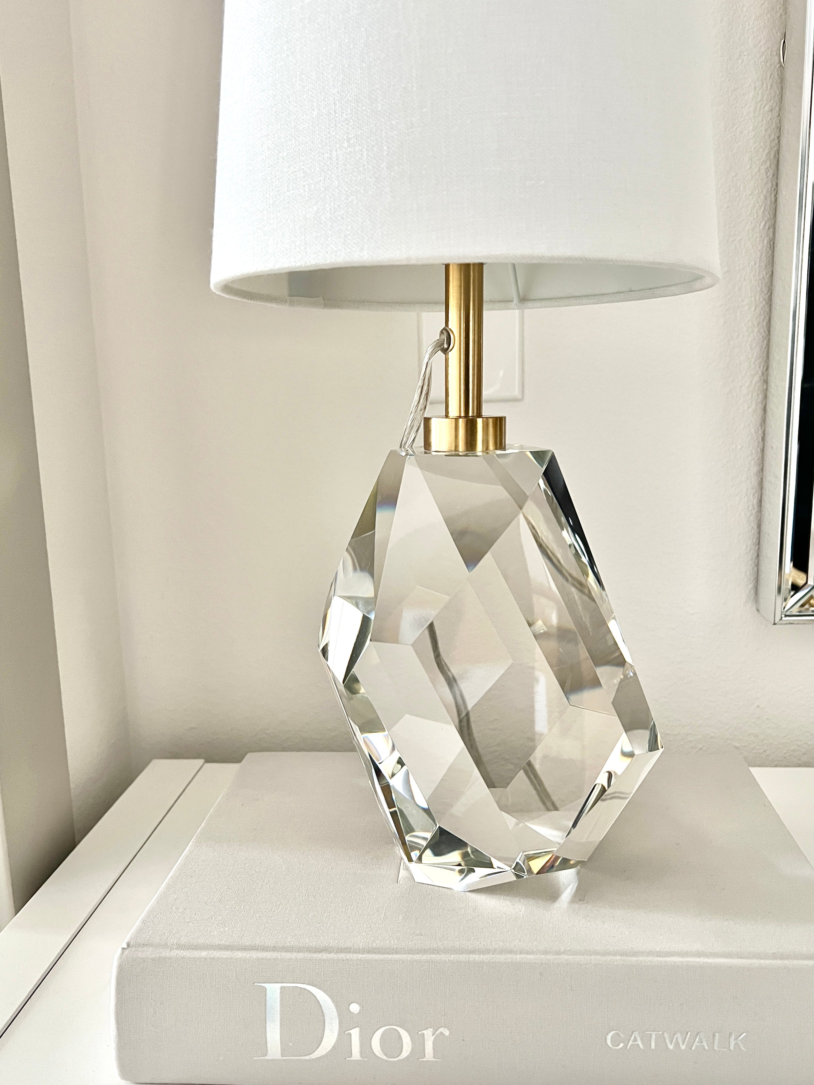 Crystal Base Table Lamp - HTS HOME DECOR