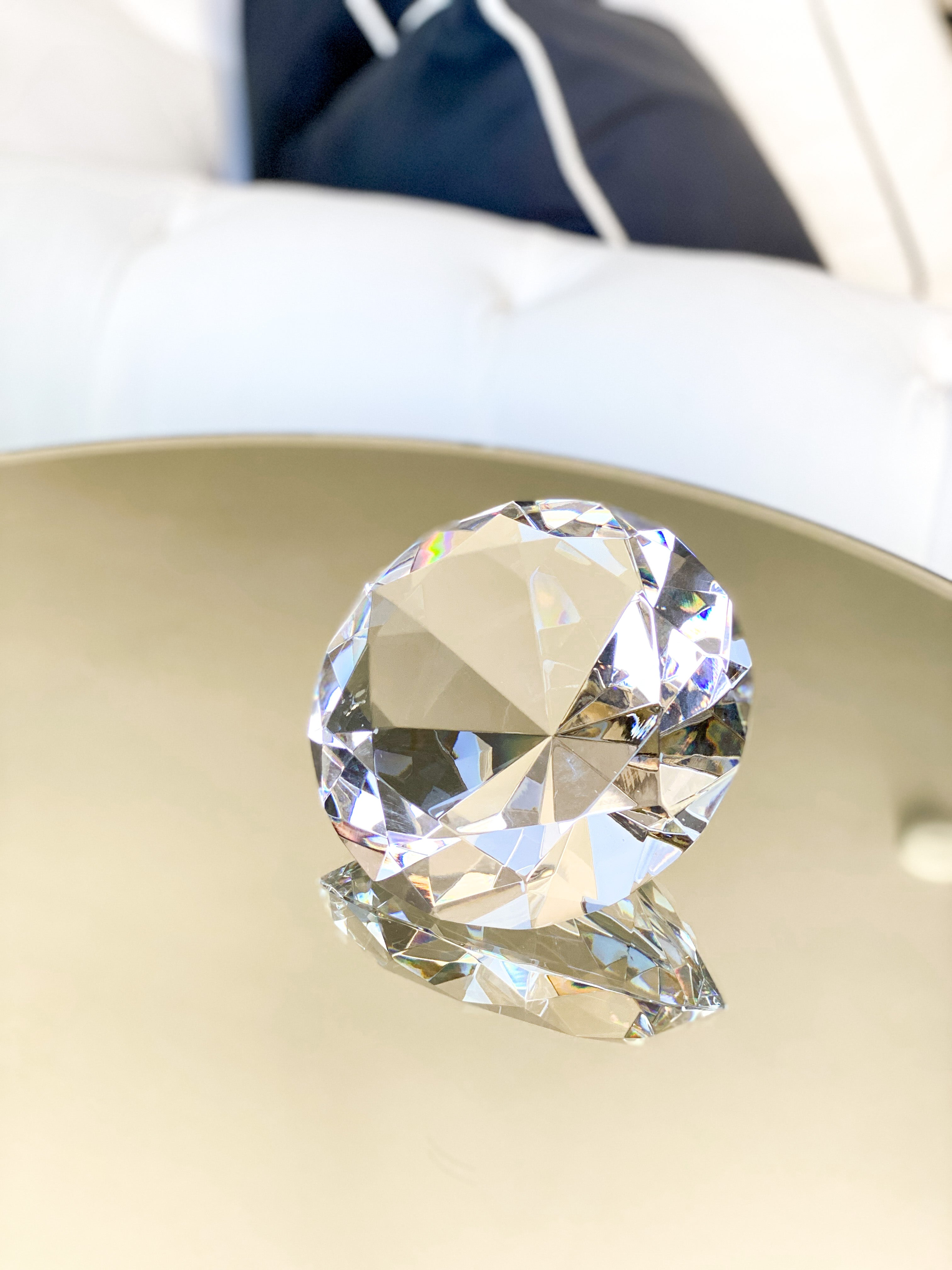 Crystal Diamond Decorative Object - HTS HOME DECOR