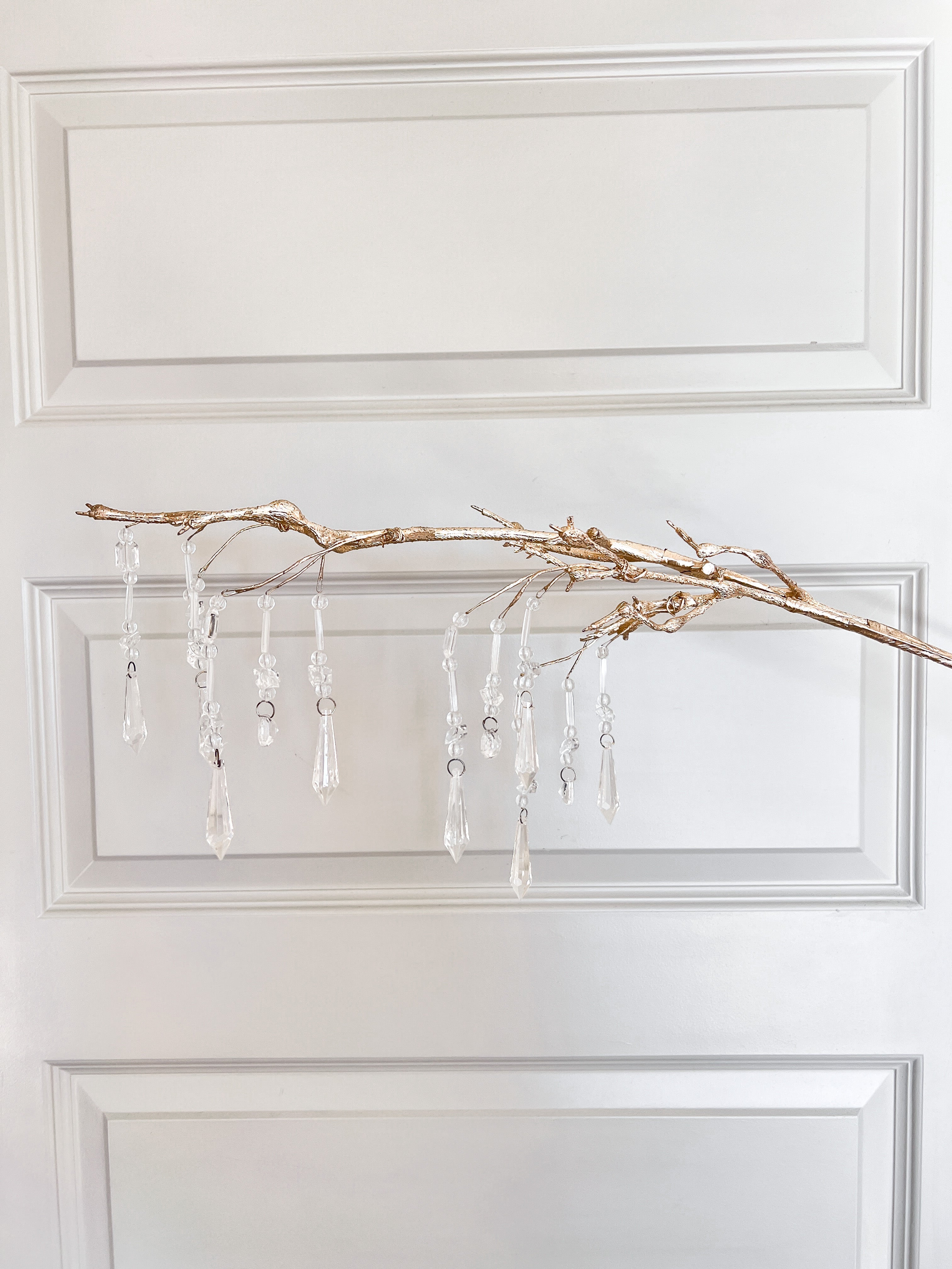 Gold Dripping Crystal Branch Stem - HTS HOME DECOR