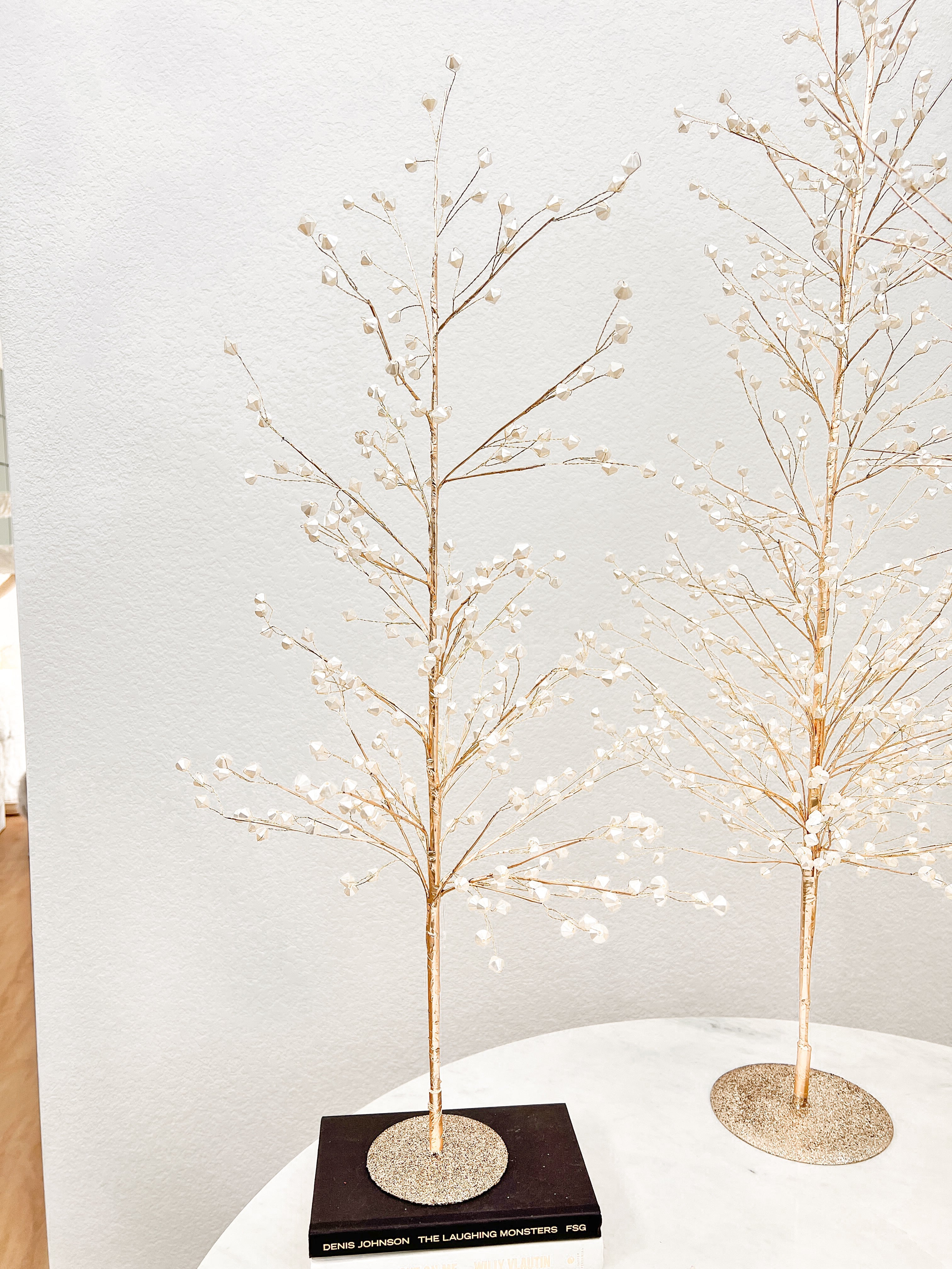 Gold Glittered Pearl Tree (4 Sizes) - HTS HOME DECOR