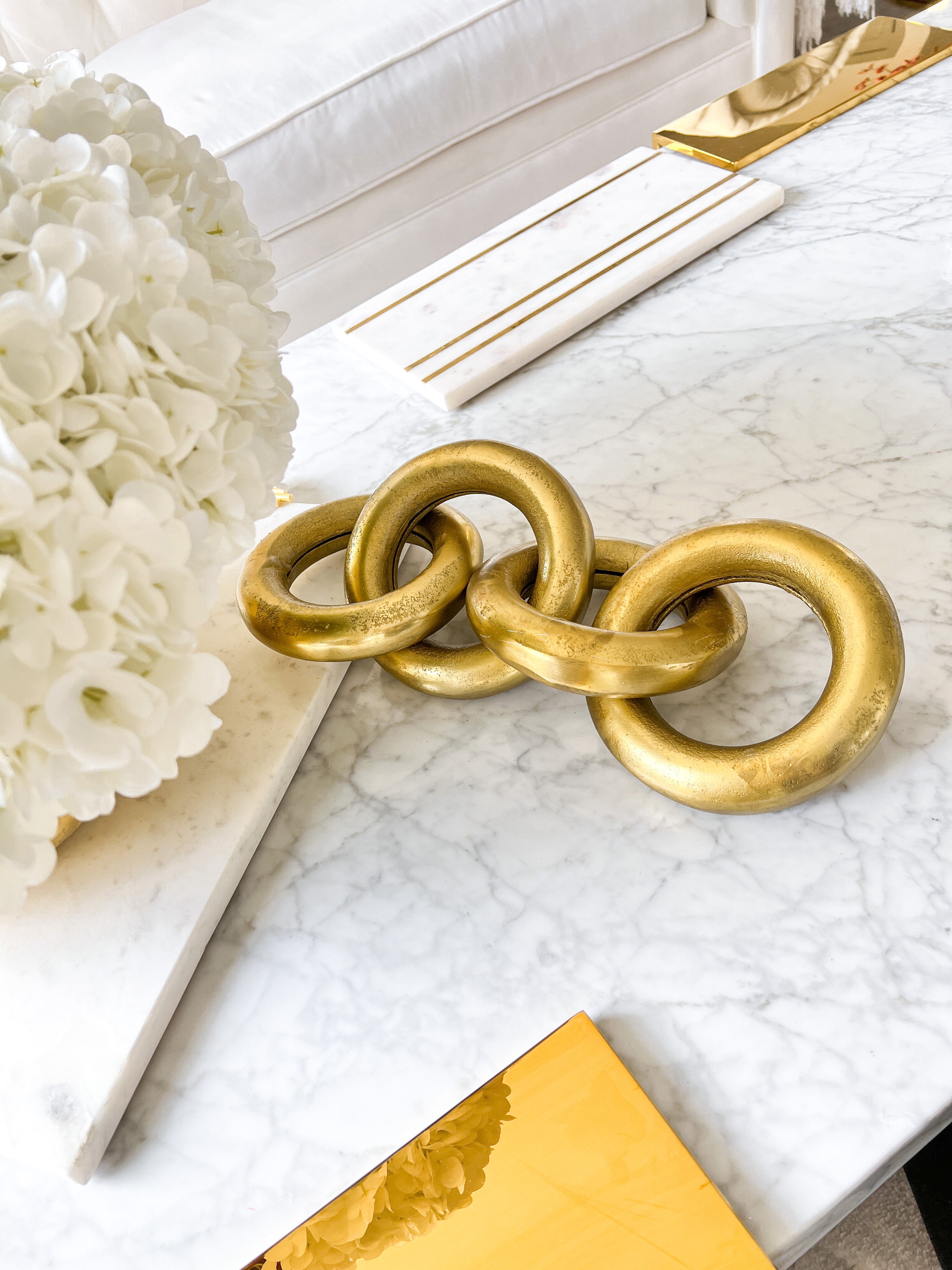 Gold Metal Decorative Chain - HTS HOME DECOR