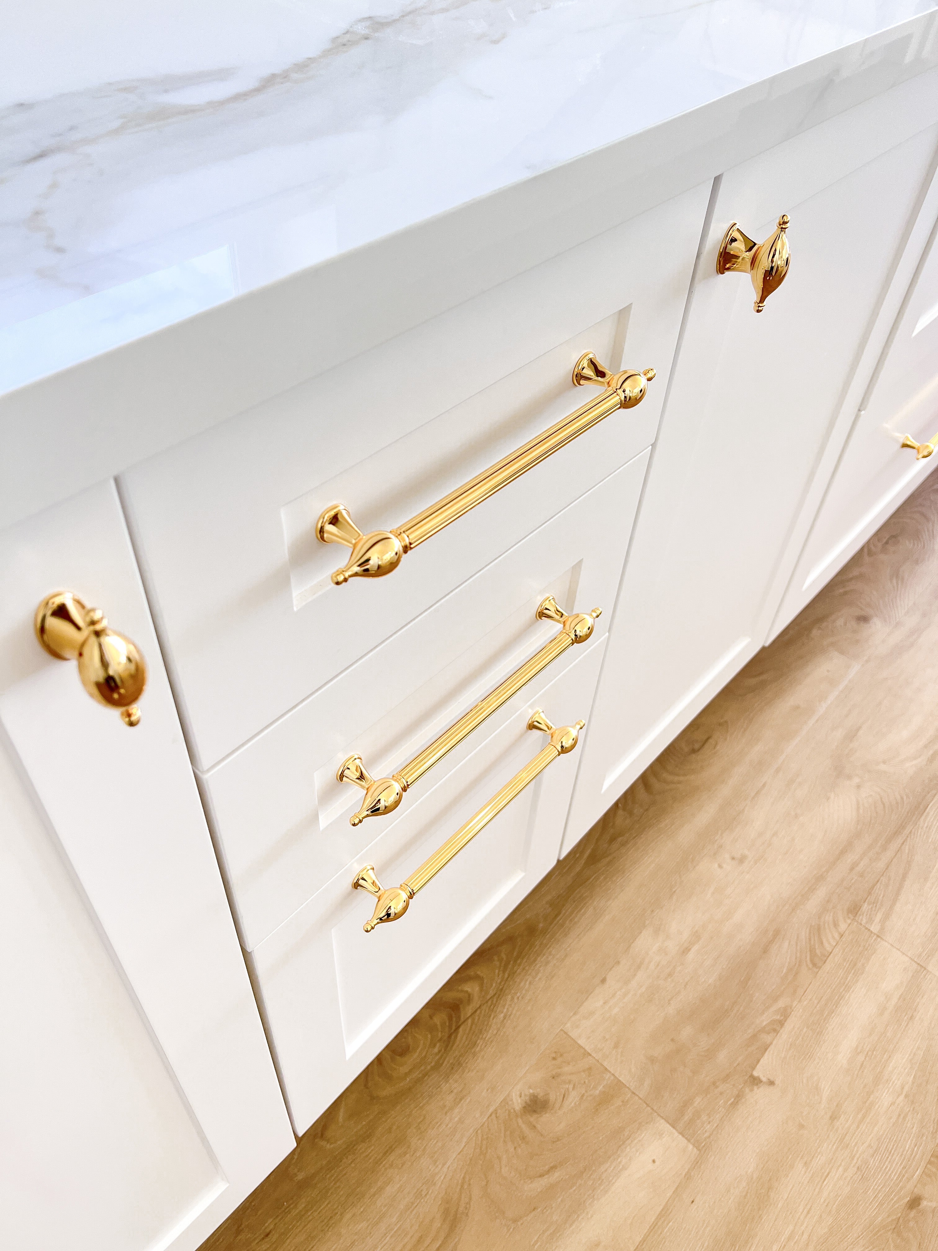 Gold Metallic Kitchen Hardware - HTS HOME DECOR