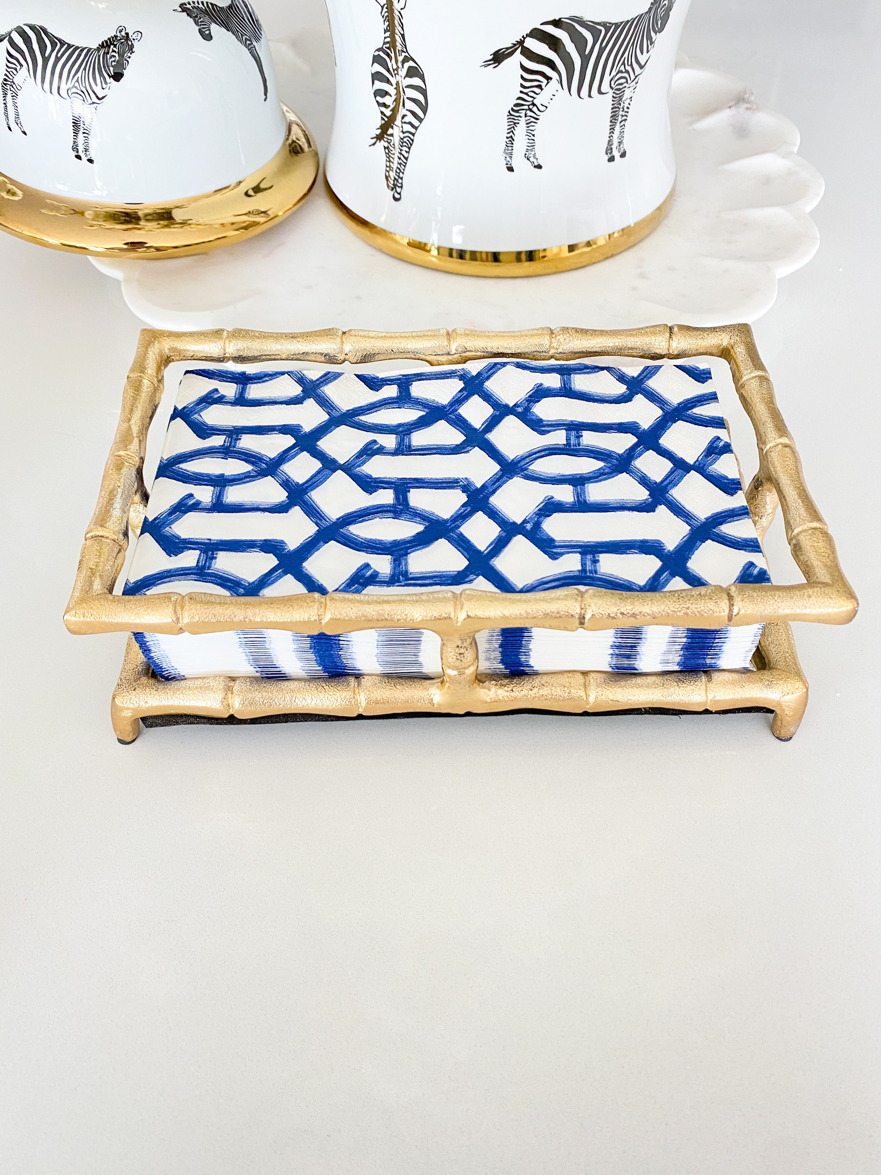 Gold Mirrored Tray - HTS HOME DECOR