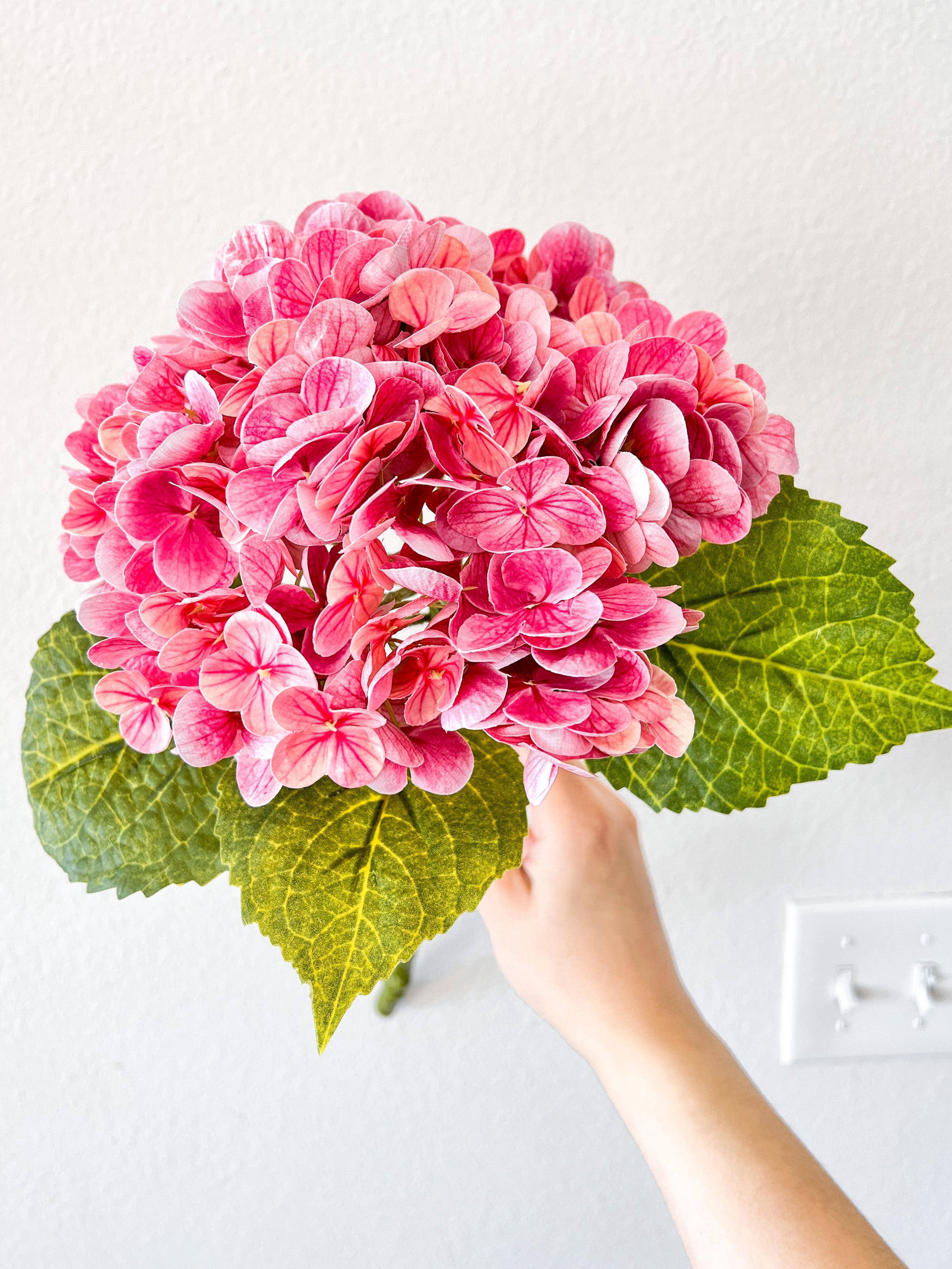 Pink Real Touch Hydrangea - HTS HOME DECOR