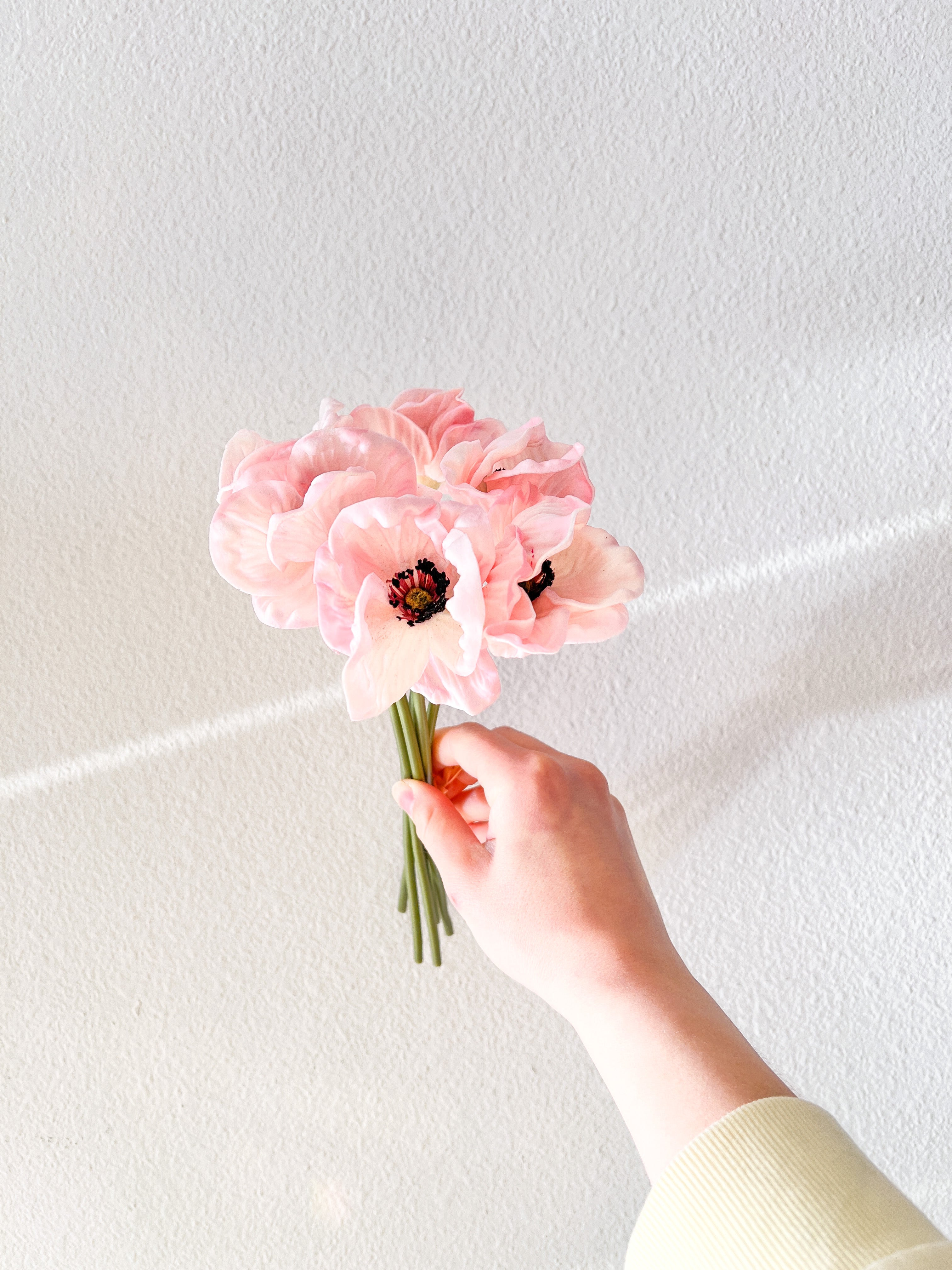 Real Touch Mini Poppy Flower - HTS HOME DECOR