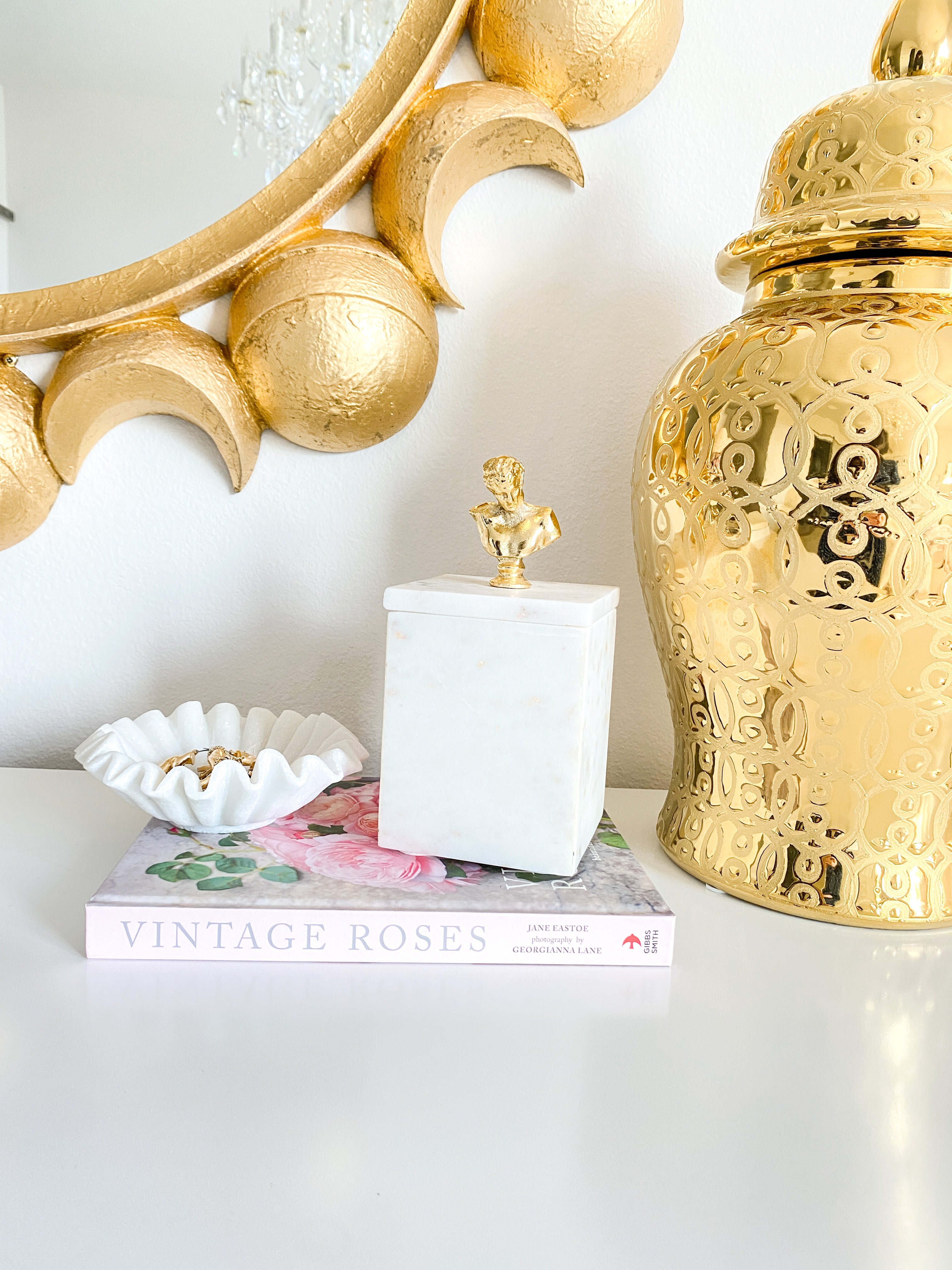 White Marble Decorative Box - HTS HOME DECOR